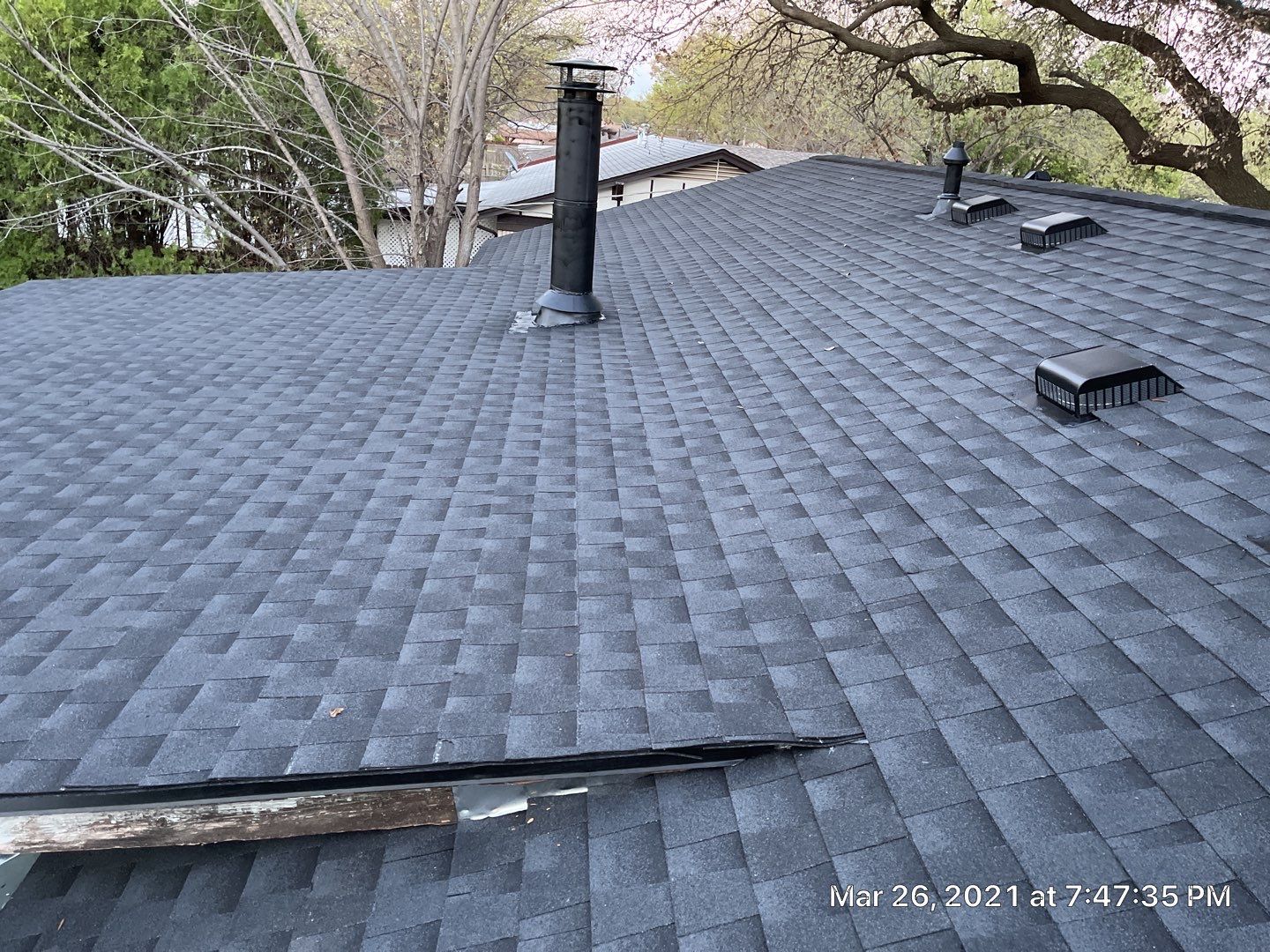 Historical Home needed a full decking and new roof by First United Roofing & Construction