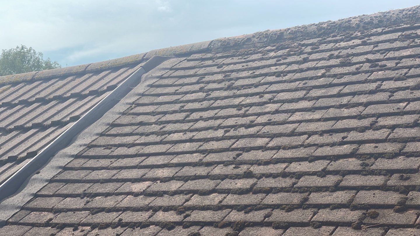 Roof Clean  - Moss Removal - Gutter Clean using Honda 15lpm Low Pressure Washing Machine by Ges Exterior Cleaning ltd