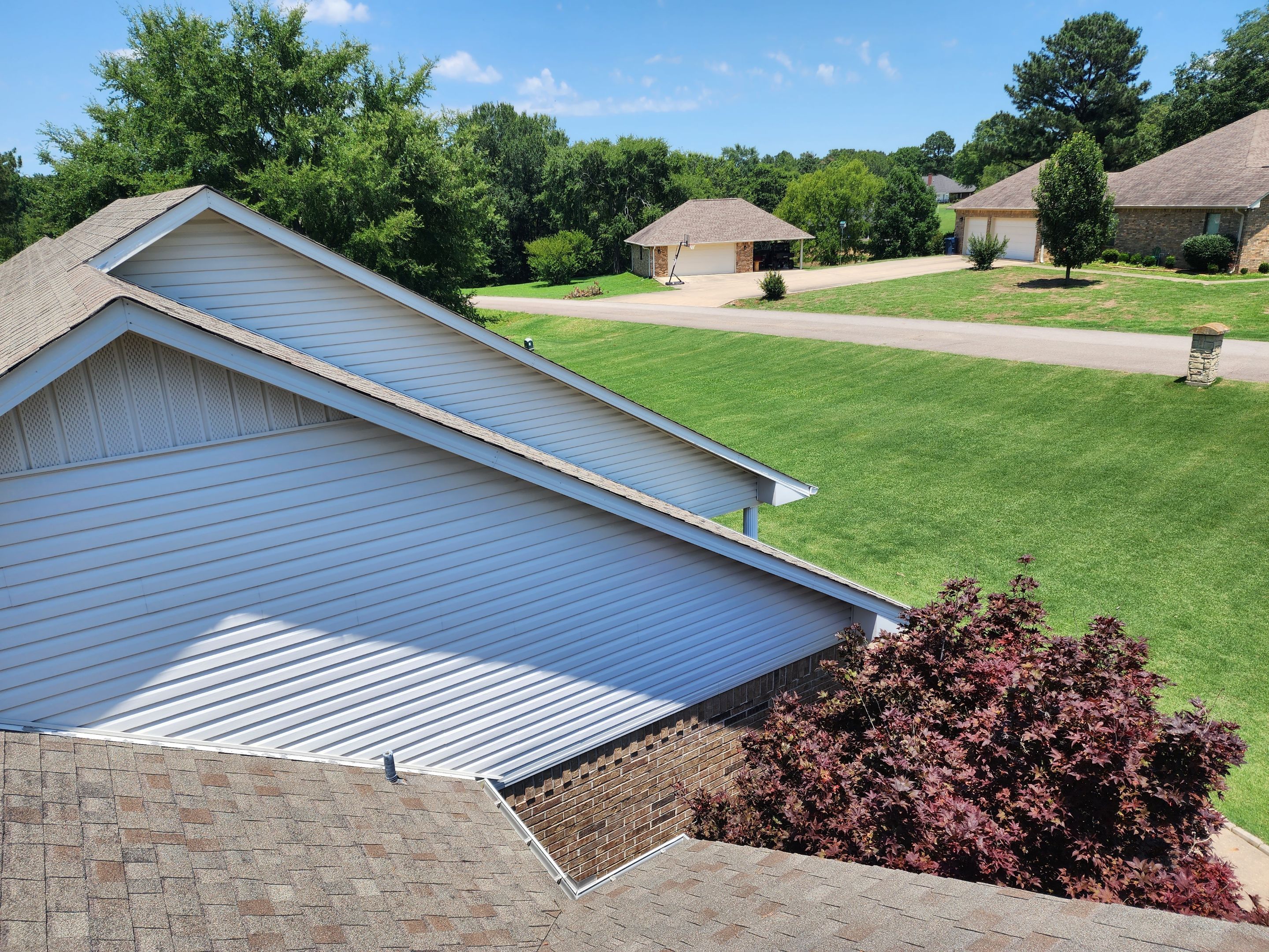 Residential Roofing Repair using Malarkey Highlander: Natural Wood by Hostetler Roofing