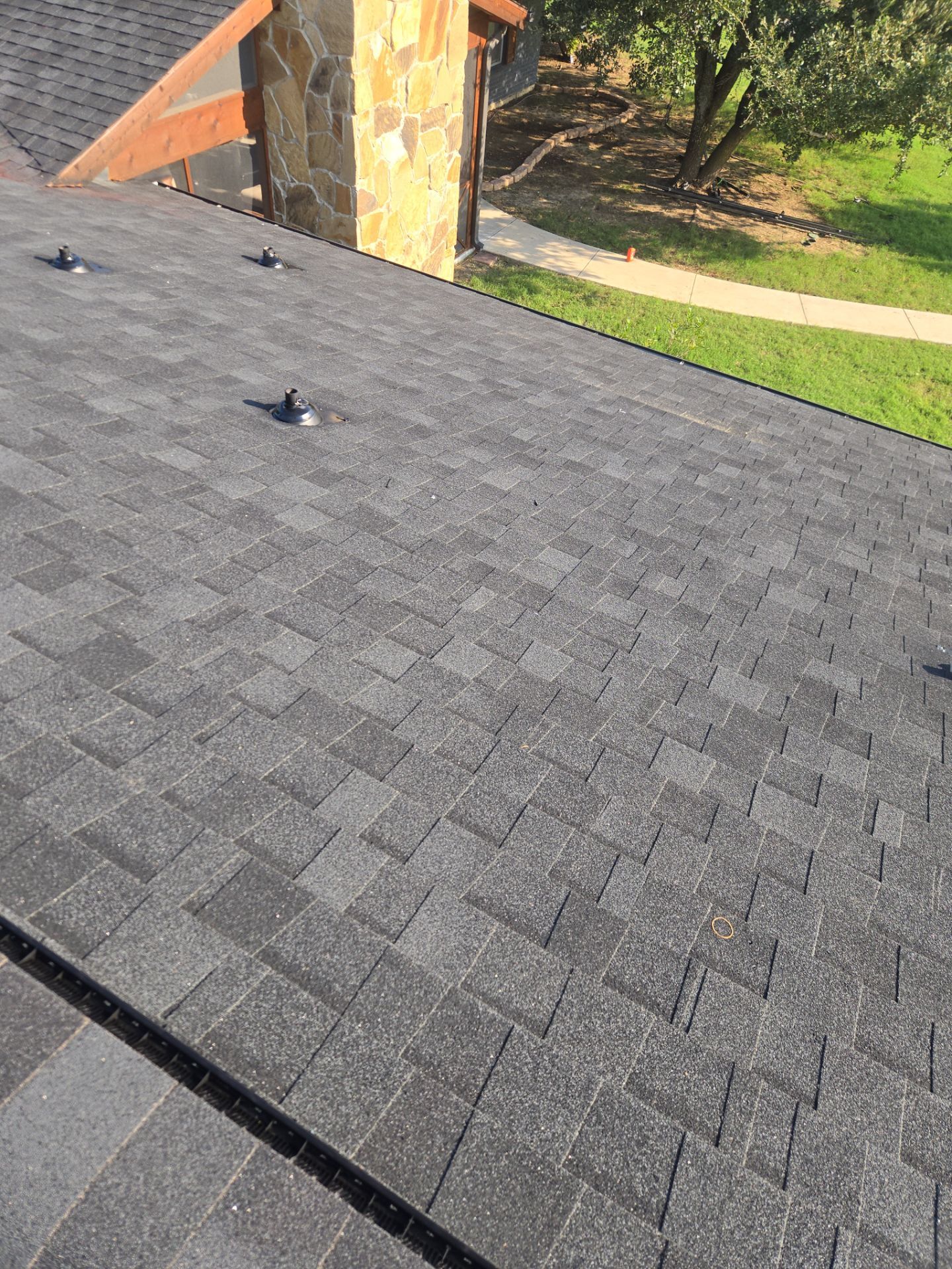 Project in Justin by Lonestar Roofing and Restoration LLC.