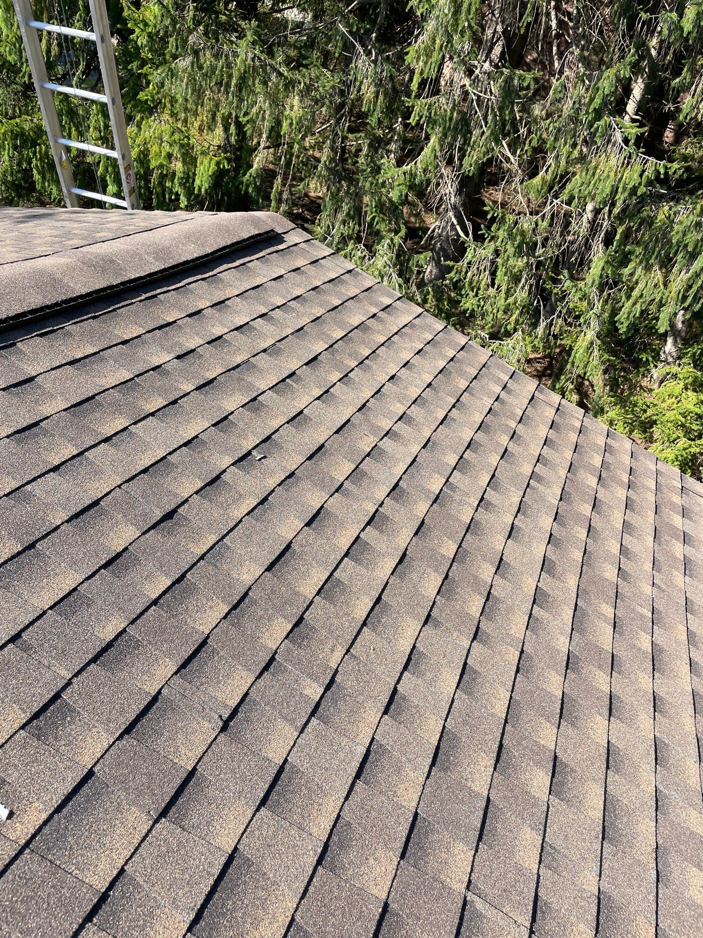 Residential Roofing Installation using GAF TImberline HDZ Hickory by Rainstoppers Roofing