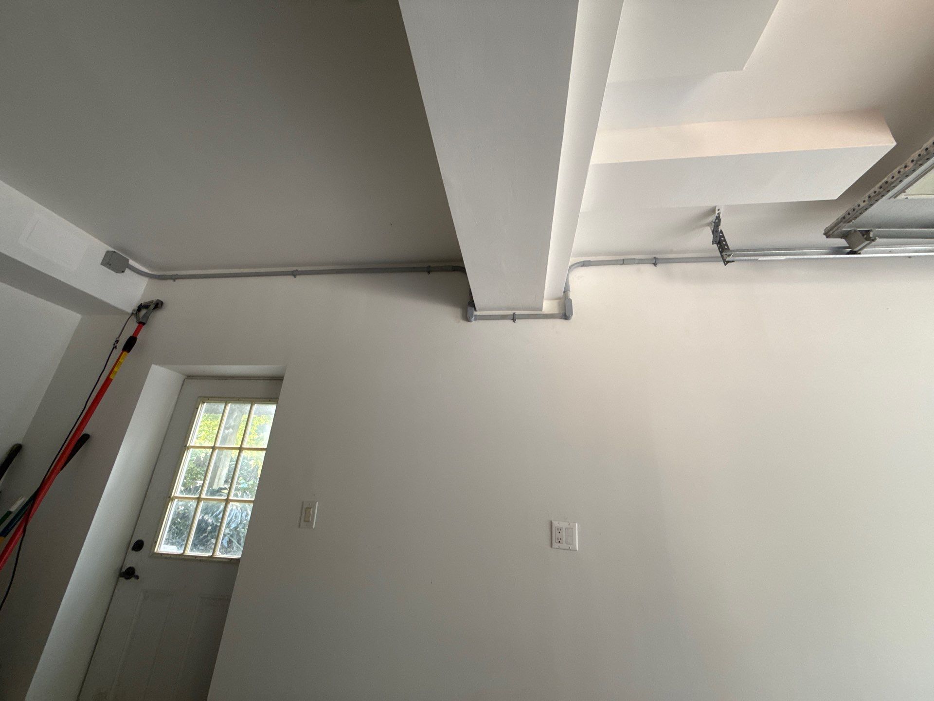 Garage Conduit Run & ChargePoint EV Charger Install by Spartan Home Pros