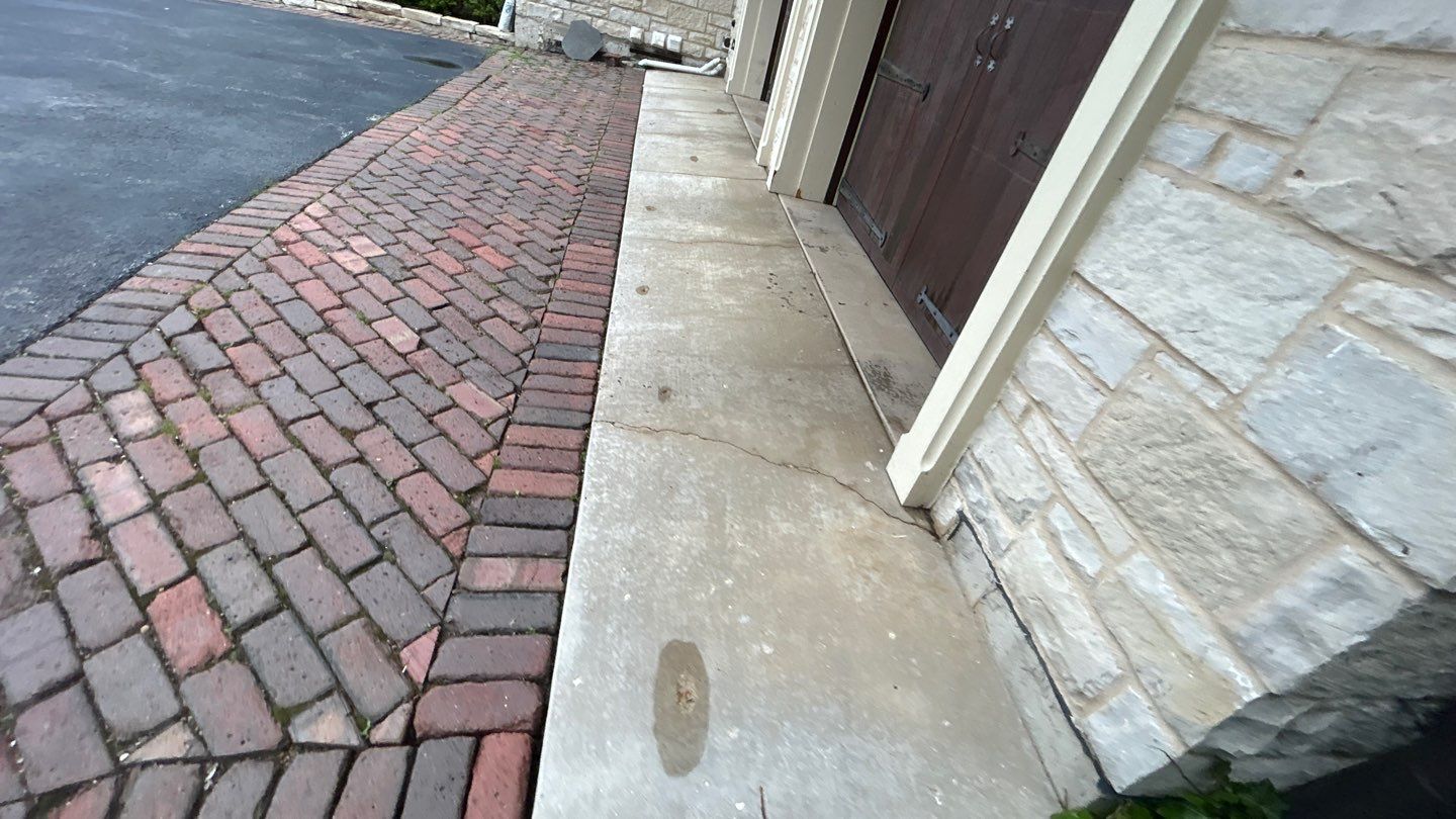 Winnetka, IL bluestone patio cleaning by Northern Power Washing LLC.