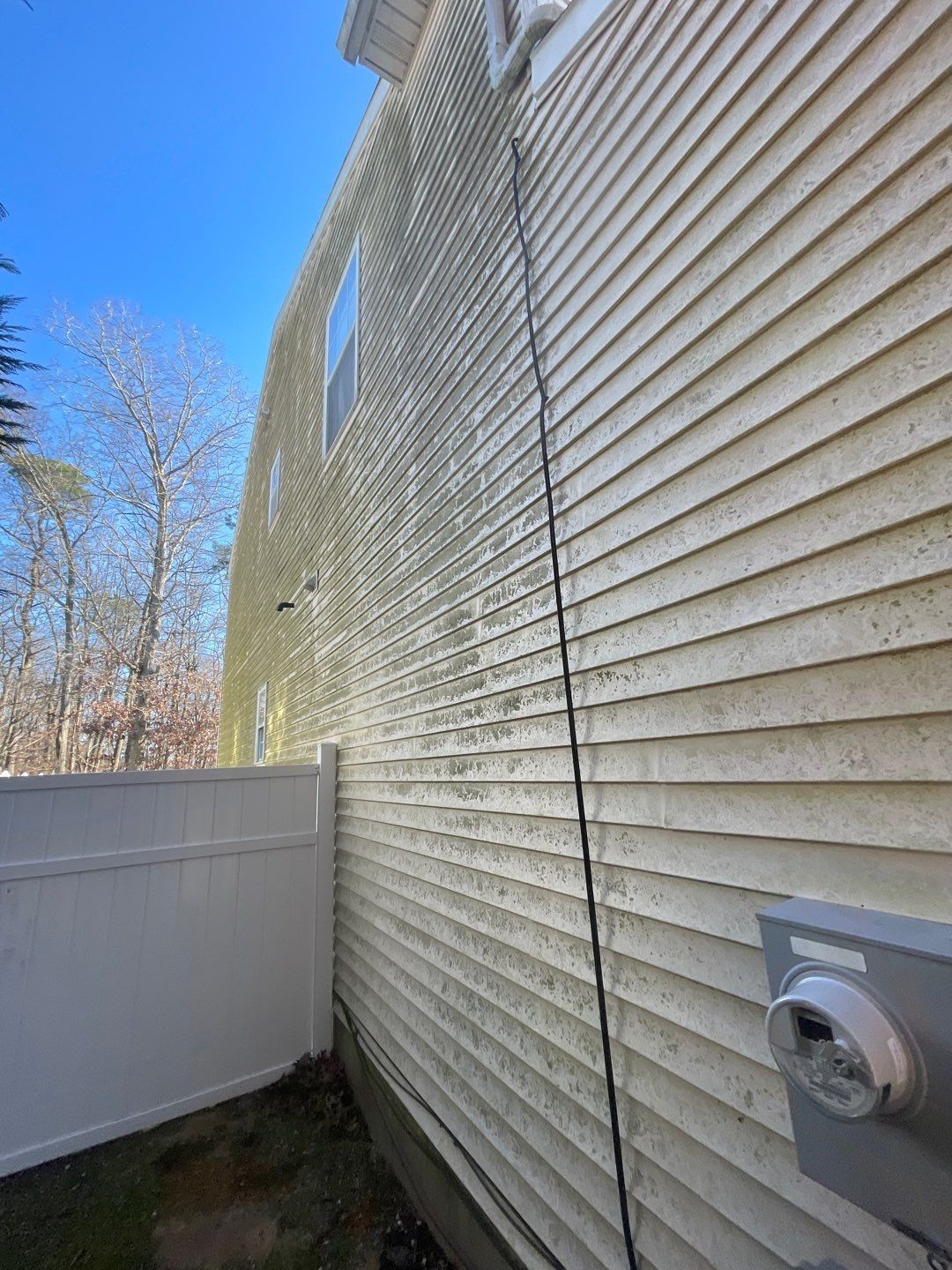 Residential Cleaning using House SoftWash by SJ Exterior