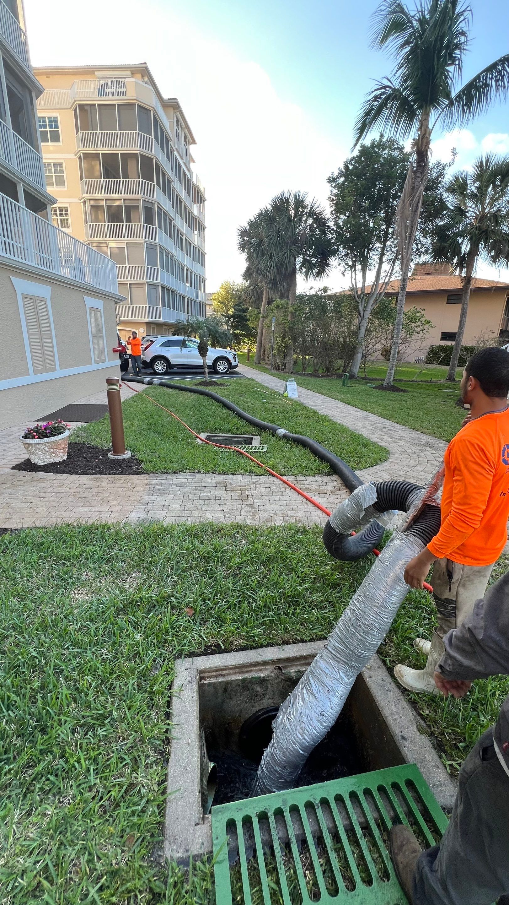 Condo Complex Stormwater System Maintenance by Don Mar, Inc. Storm Water Solutions