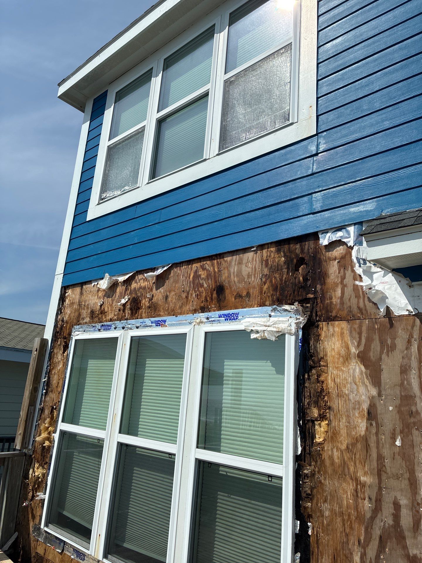 Oceanfront Structural Repair and Exterior Rebuild in Oak Island NC | RGR Construction and Roofing, LLC by RGR Construction and Roofing, LLC