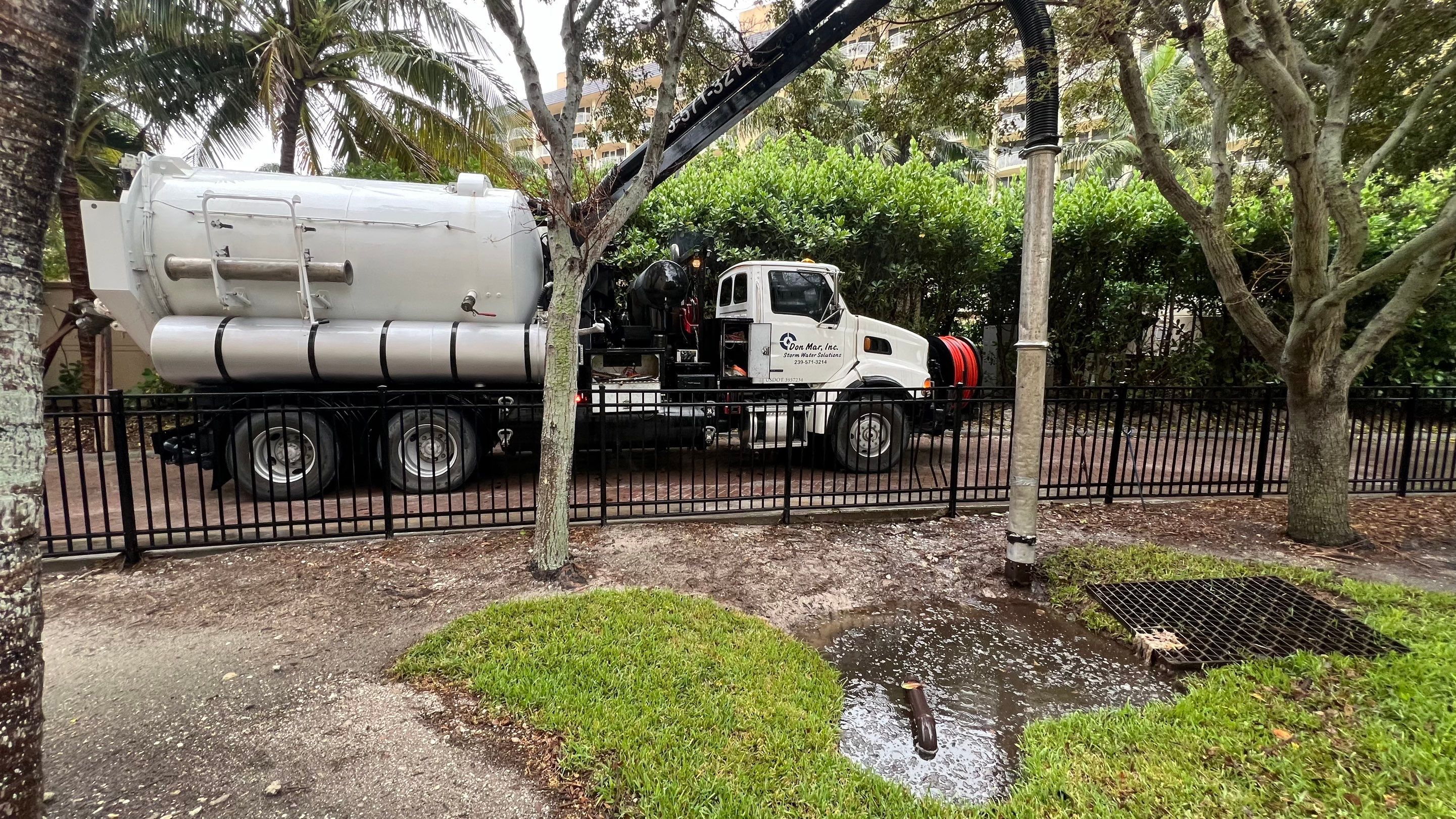 Marco Island Condo Stormwater System Maintenance by Don Mar, Inc. Storm Water Solutions