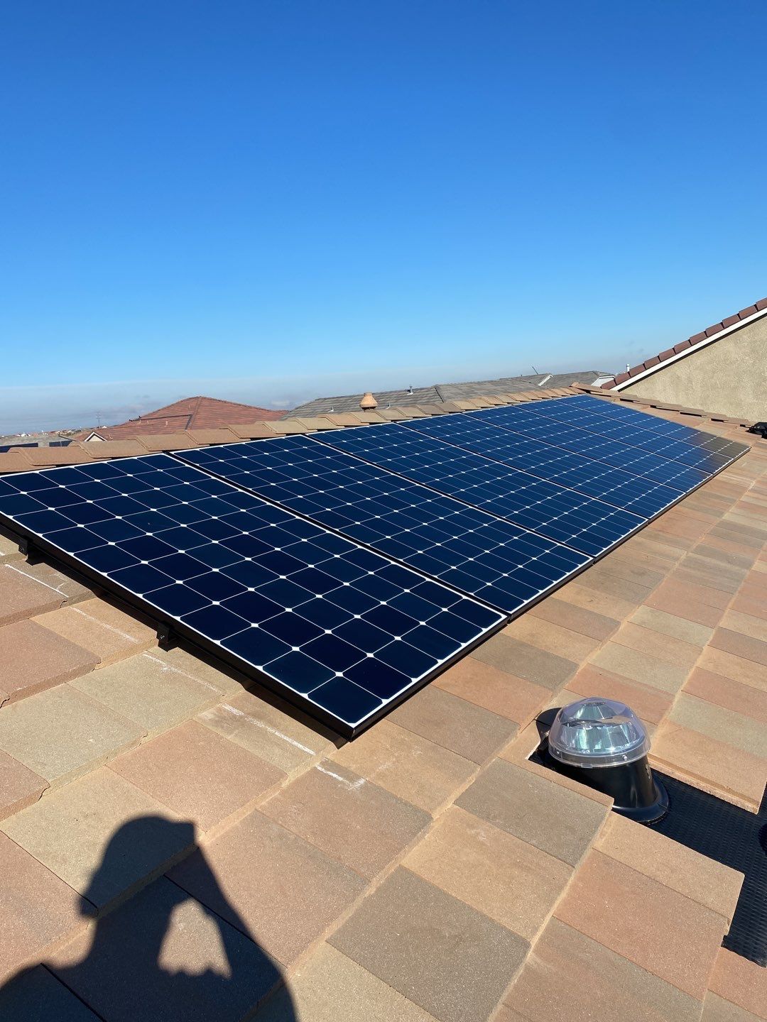 Solar Panel Installation using Solar Panels by Byers Enterprises 