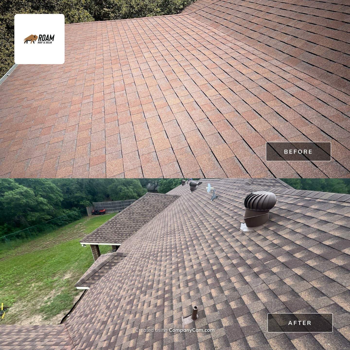 Roof Replacement in Belton by ROAM Roof & Solar