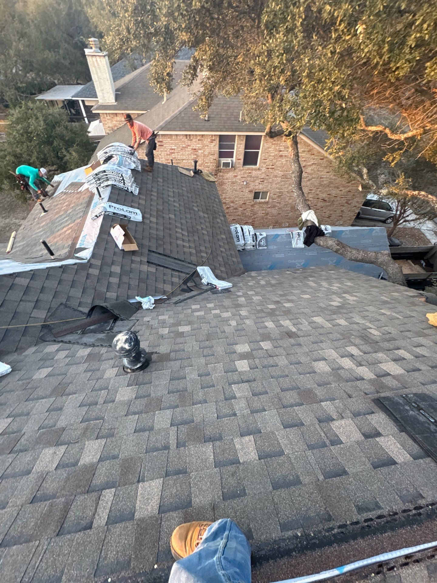 Residential Roof Replacement using ATLAS PROLAM WEATHER WOOD by Elite Roofing LLC