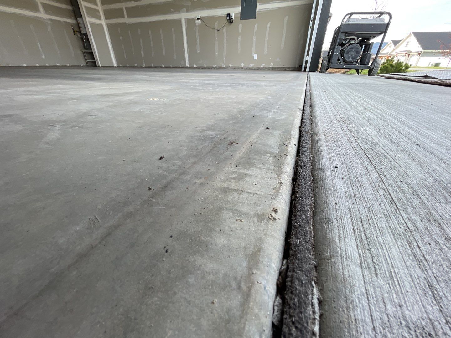 Garage Transformation using Slate Stone by Croc Coatings, LLC