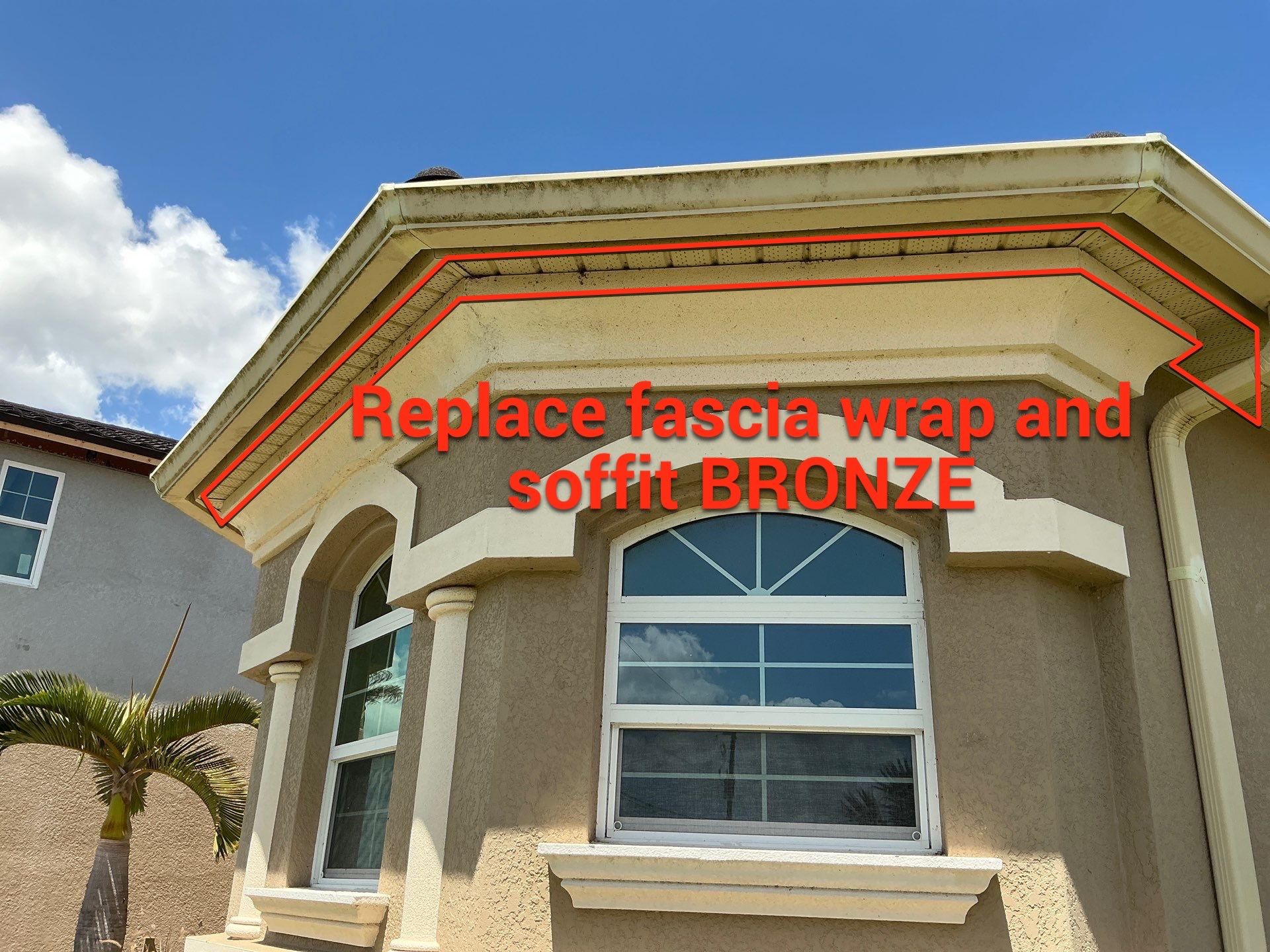 Replace Bronze Soffit and Fascia in Port Charlotte FL by Gutter Professors