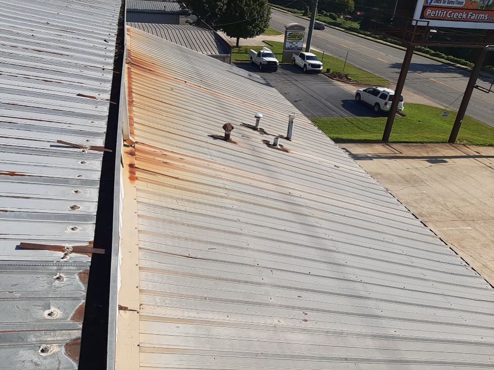 Commercial Coating using Everest Silicone Coating by Georgia Roof Advisors