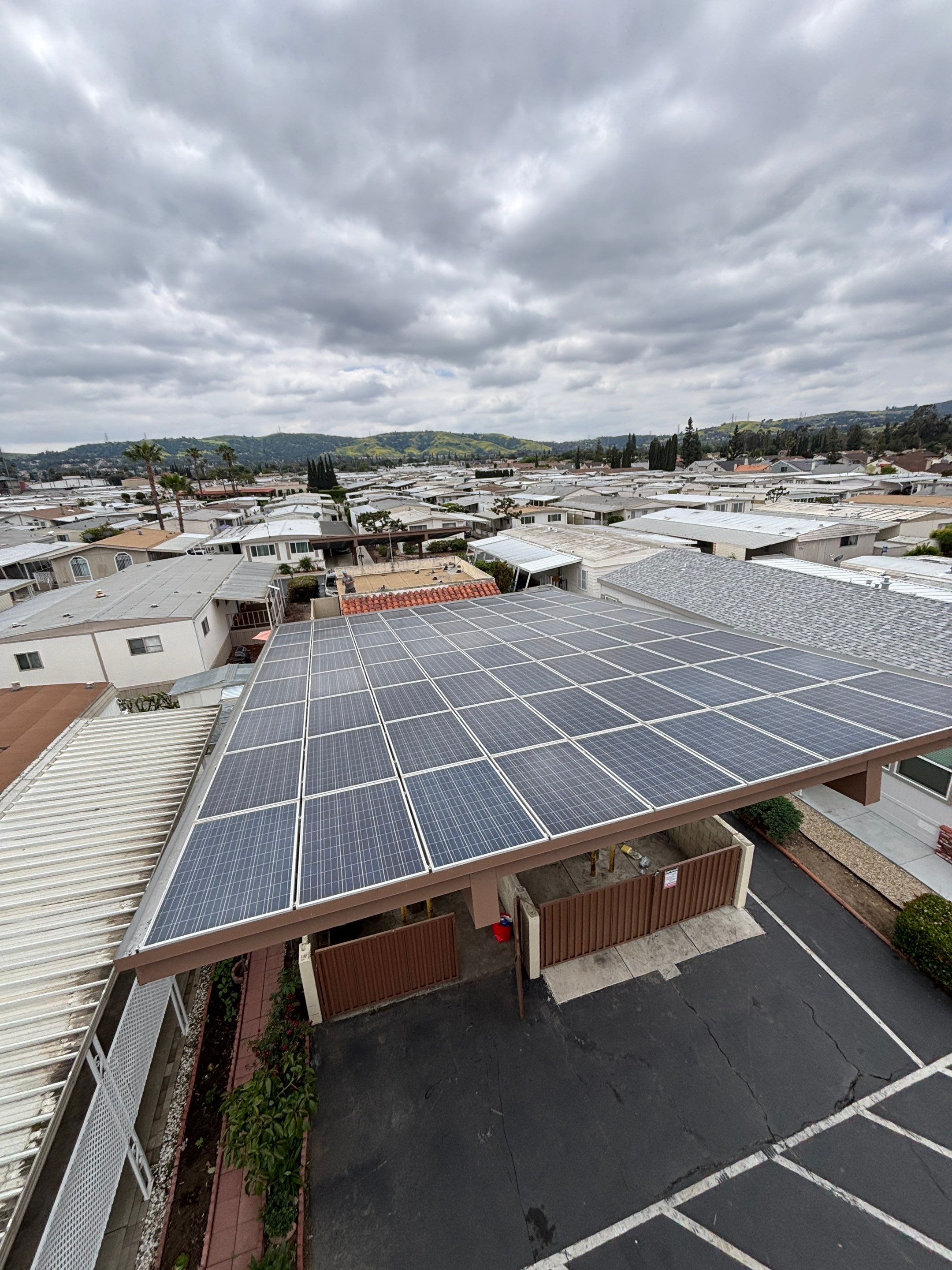 Commercial Solar Cleaning in Rowland Heights for Mobile Home Park by Palm Coast Solar Cleaning