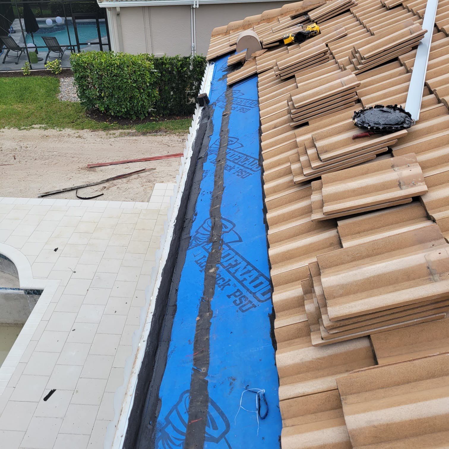 Residential Roofing Repair using Concrete Tile by Four Peaks Roofing
