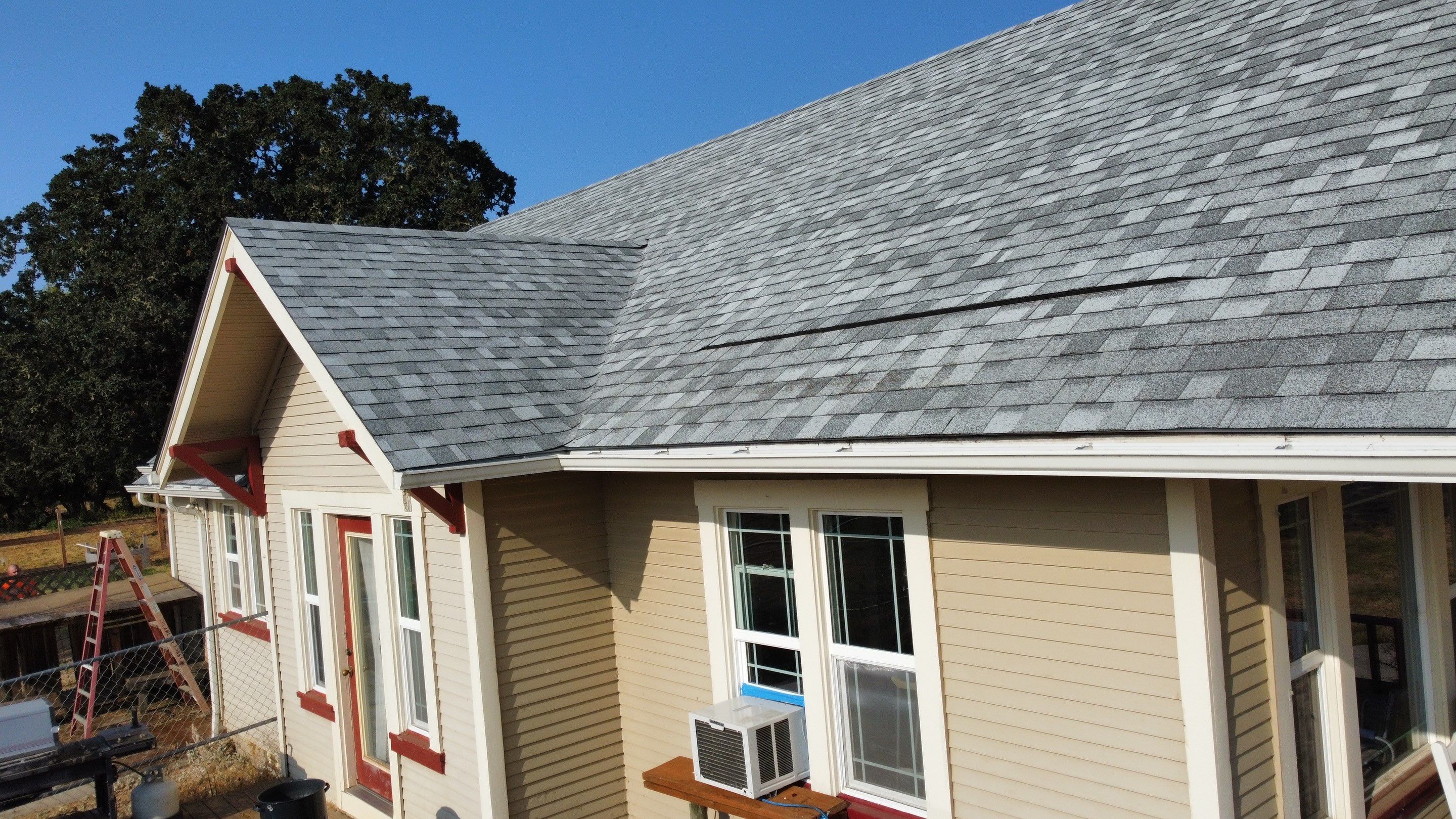 Residential Roofing Installation using IKO Dynasty (Color: Frostone Grey) by Orezona Building & Roofing Company, Inc.