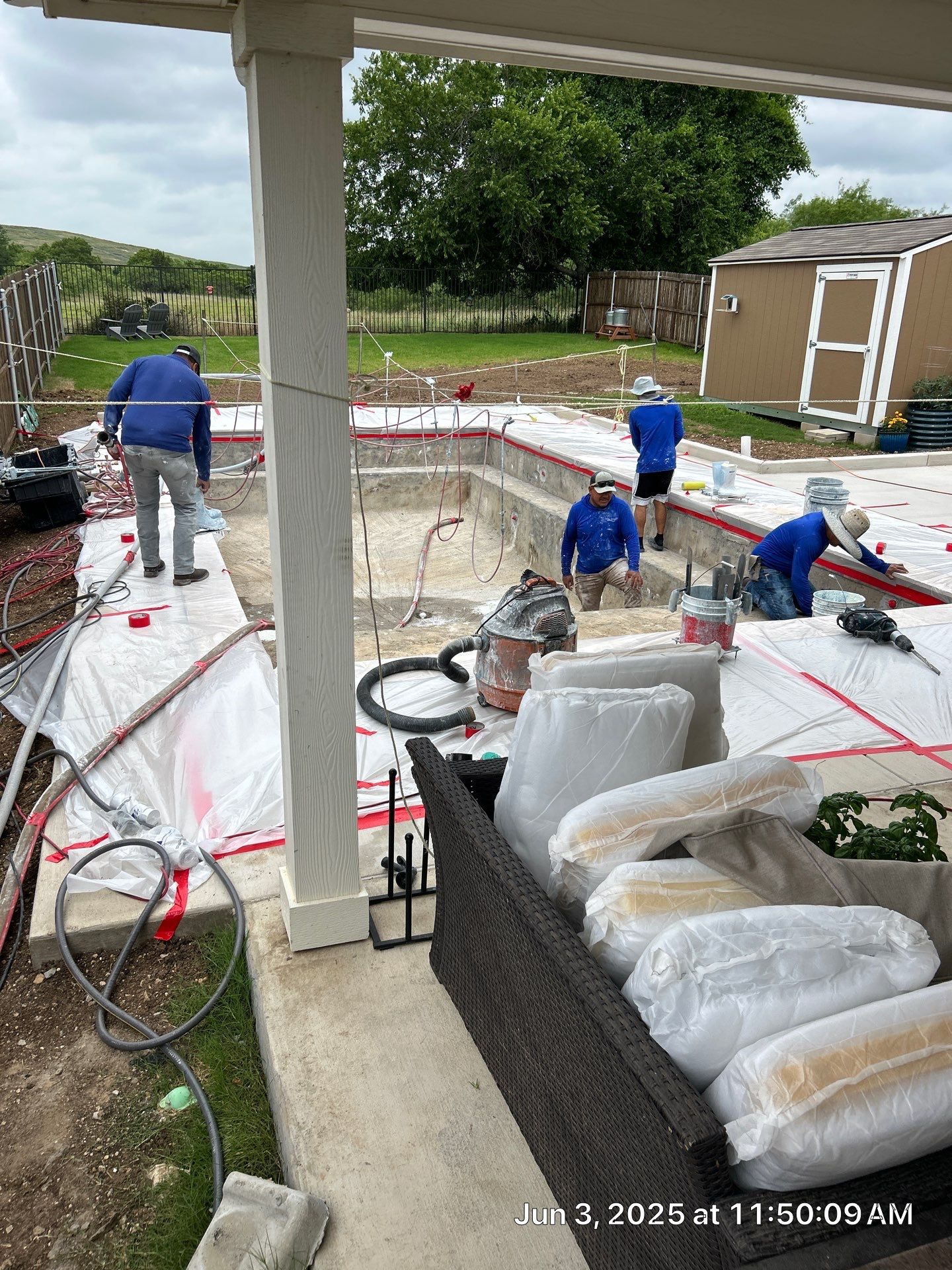 Classic Geometric Pool with Expansive Decking by Pinnacle Pools and Spas - DFW