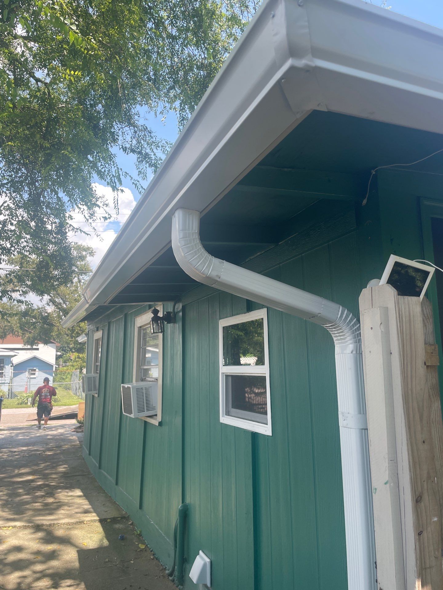 K-Style Seamless Gutters in Tampa FL by Gutter Professors