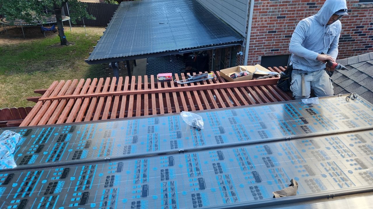 Hercules Patio Poly Cover by Tex-Line Roofing