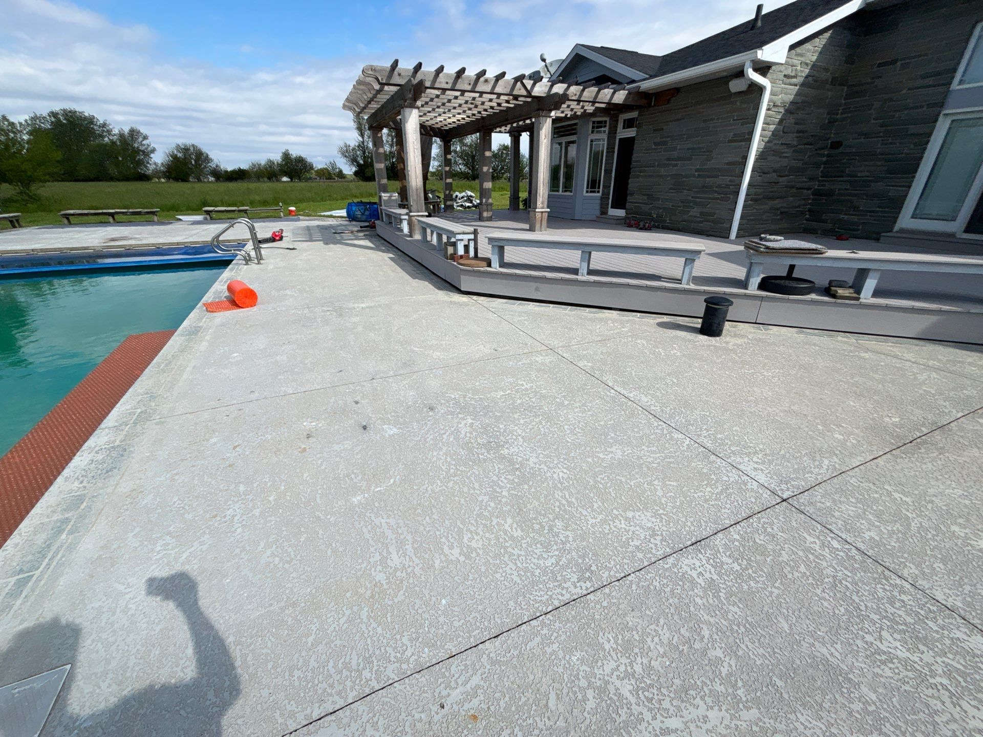 Rubaroc Caspian Pool Deck Coating by Level 10 Coatings