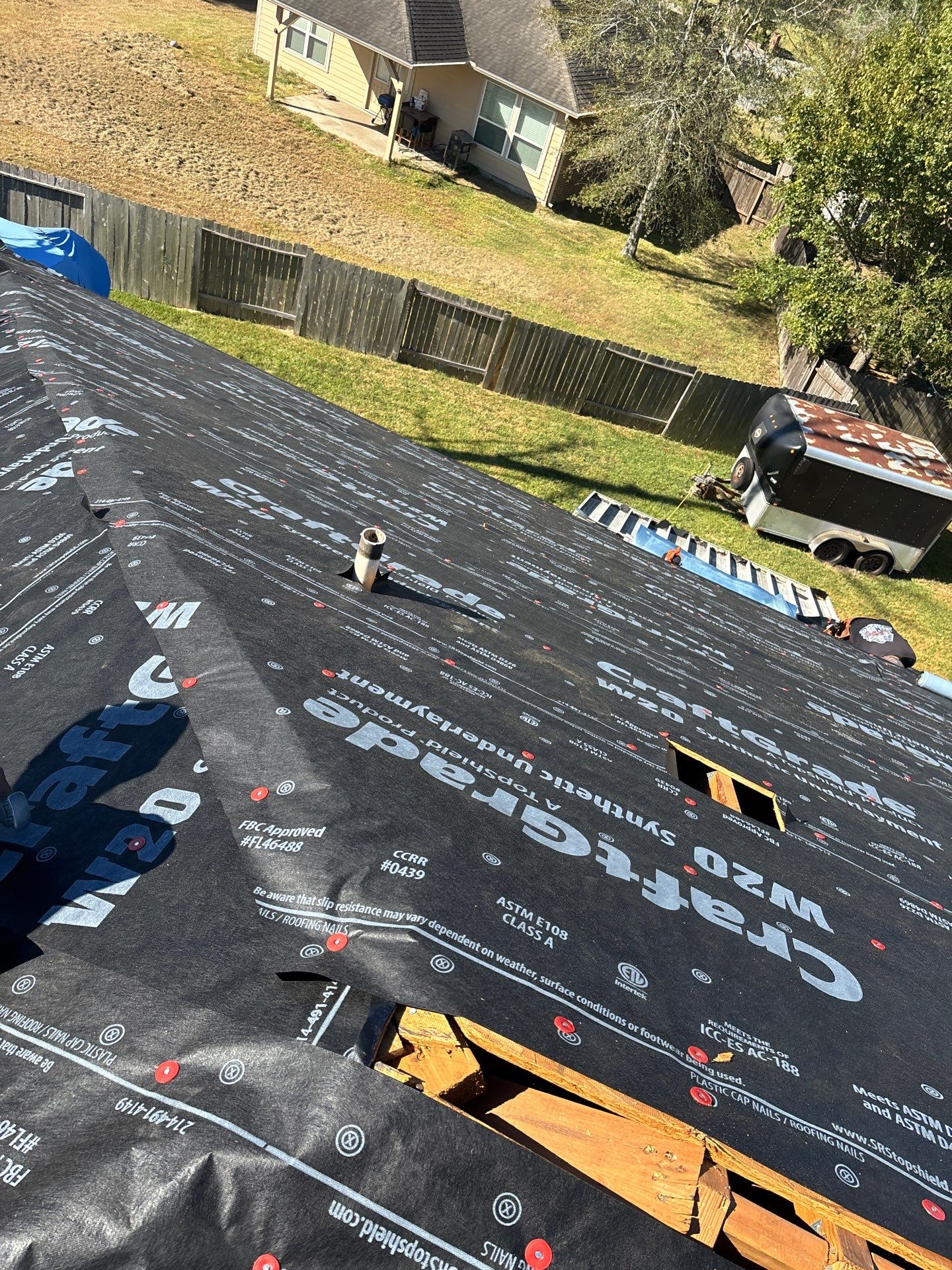 Residential Roofing Installation using Owen's Corning Duration (Lifetime) Shingles by Roof Repair Company