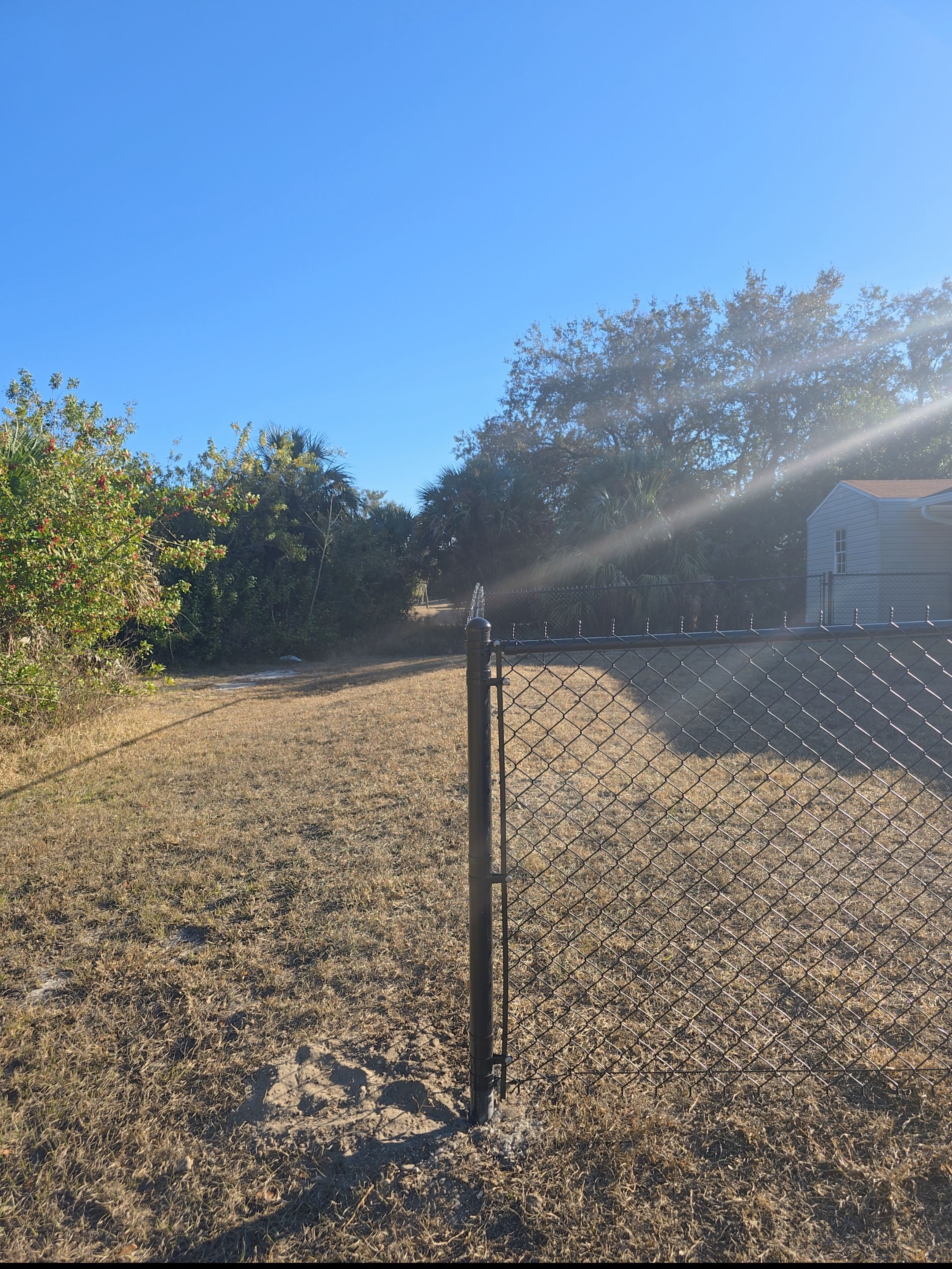 Chain Link Install in LaBelle by True Fence LLC