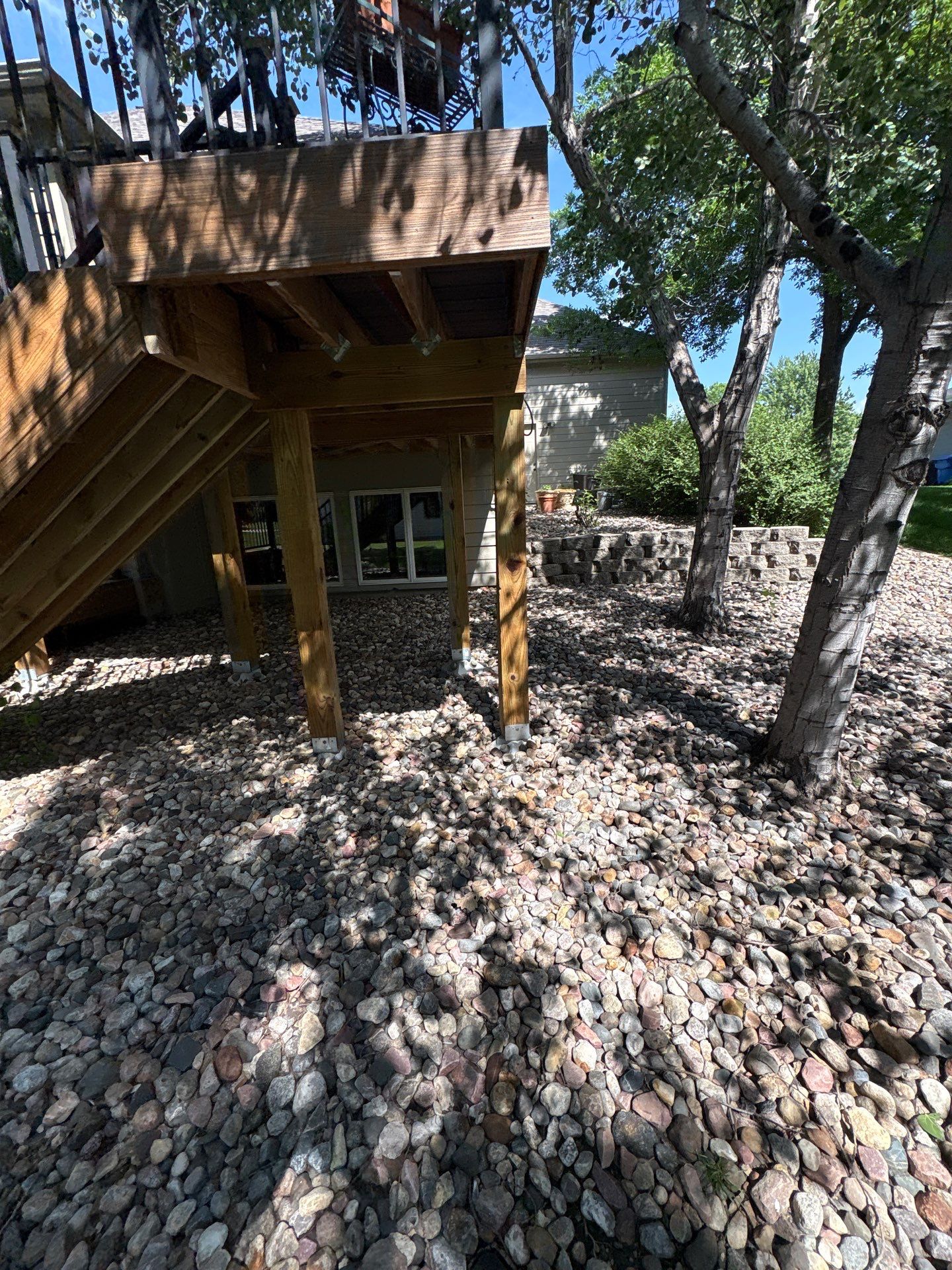 Sioux Falls Concrete Driveway Replacement and Custom Front Walkway by Select Painting, Coatings & Garage Cabinets