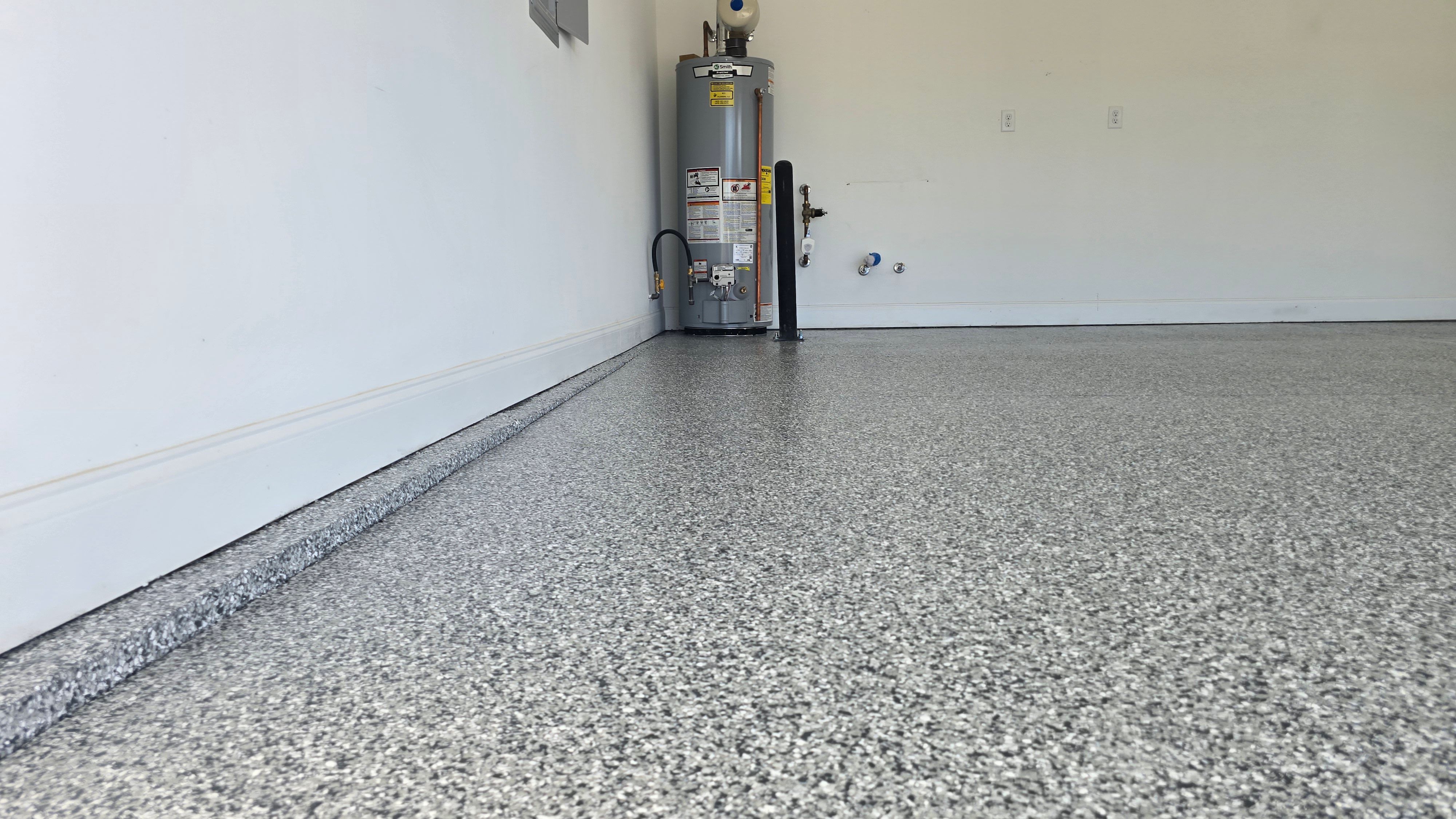 Porch, Patio, & Garage Completed Using Gravel by Elite Floor Solutions