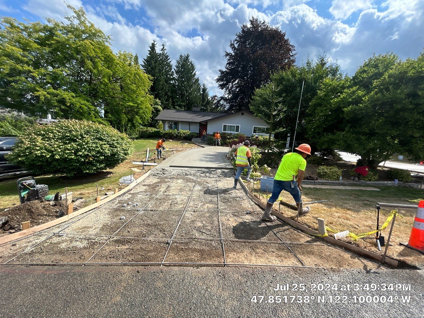 Rodd | Concrete Driveway Extentension by Jireh Asphalt & Concrete Inc 
