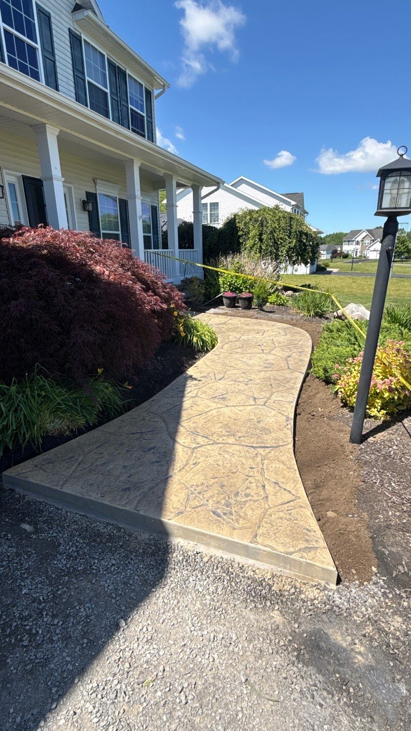Appalachian Flagstone Stamp  by NG Masonry & Construction LLC