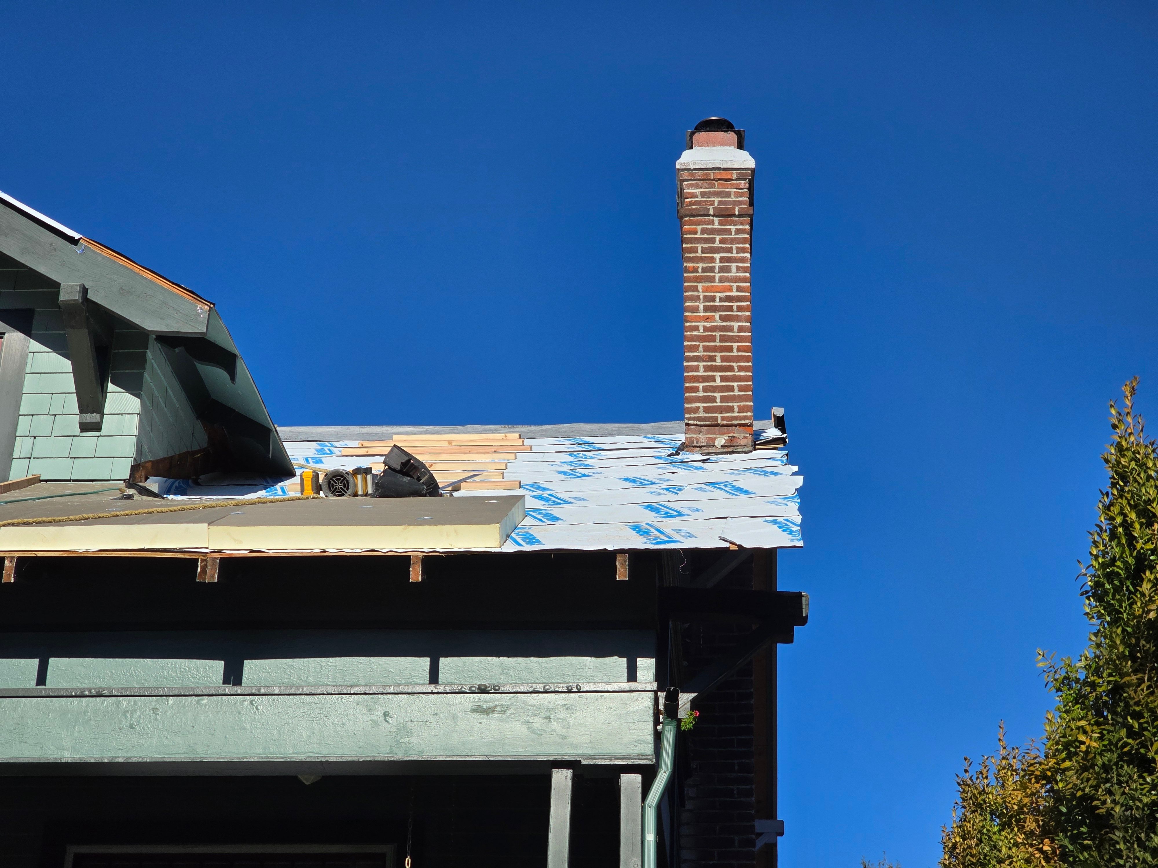 Old Portland ReRoof and Insulate by Hawthorne General Construction