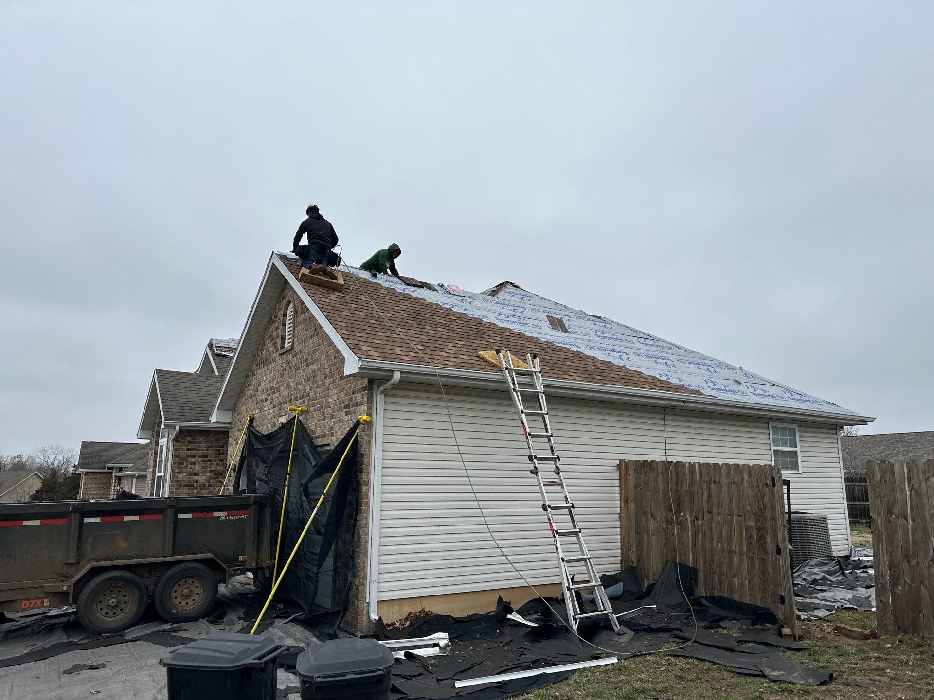 Residential Roofing Replacement - Atlas Pinnacle Pristine W/ Scotchguard - Color Morning Harvest  by Titan Commercial & Residential Roofing 