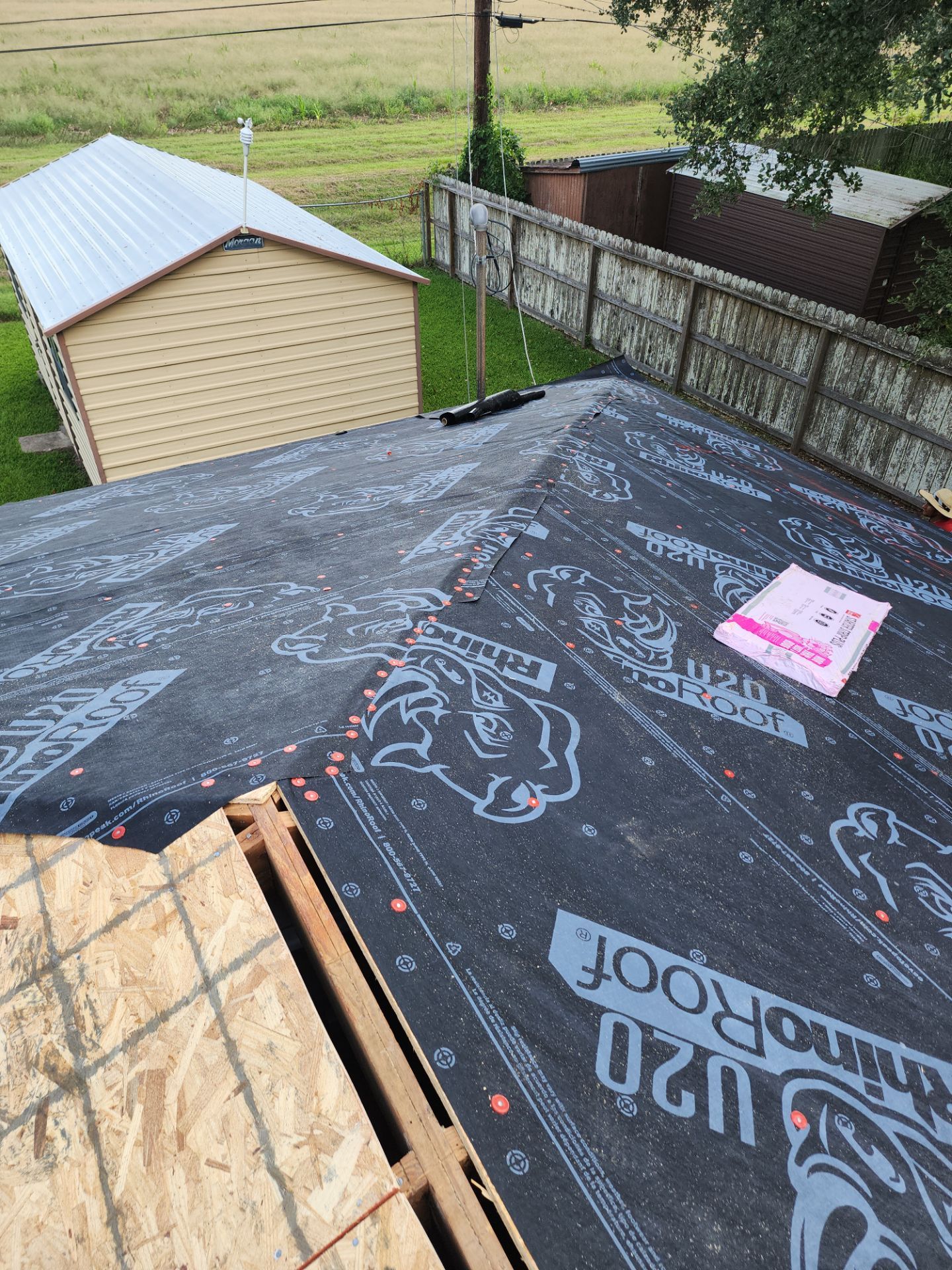 Residential Roofing Installation using Owen's Corning Duration (Lifetime) Shingles by Roof Repair Company