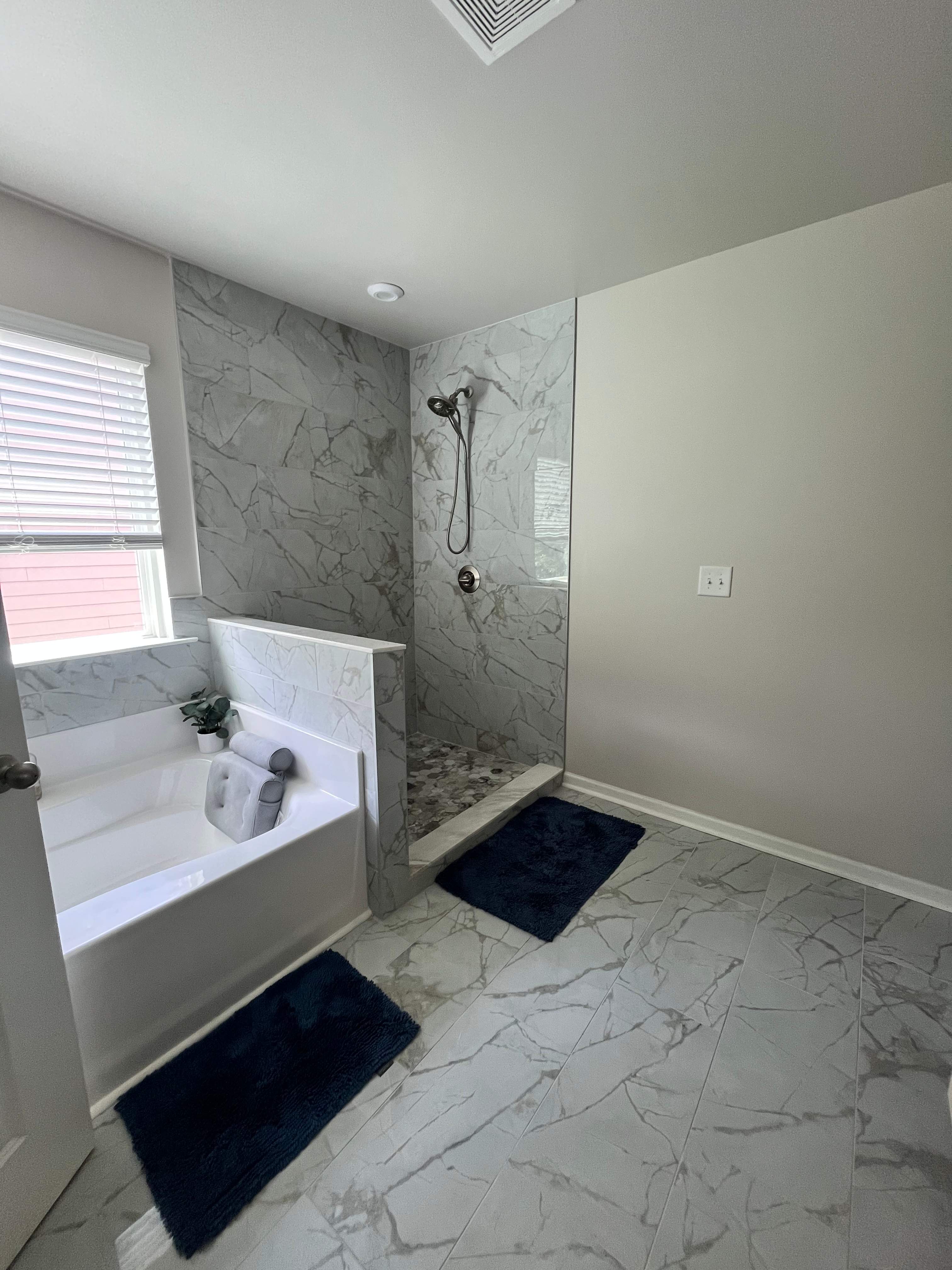 Master bathroom renovation by Prudencio