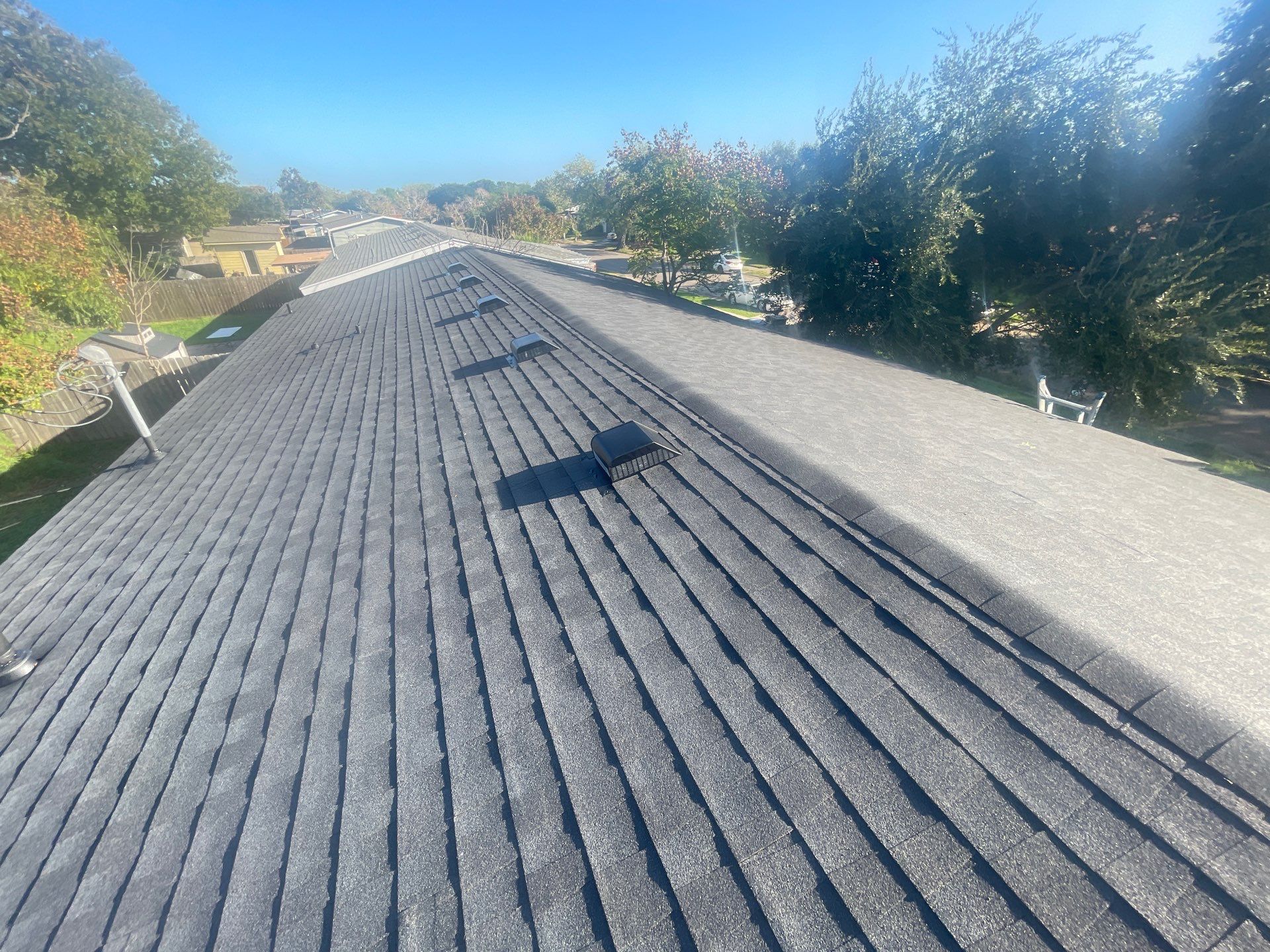 Residential Roofing Installation using GAF HDZ Charcoal by Lighthouse Roofing