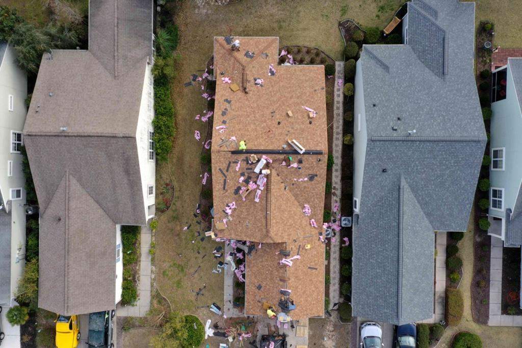 Residential Roofing Installation using Owens Corning® Oakridge Tru-Def Desert Tan by Indigo State Roofing
