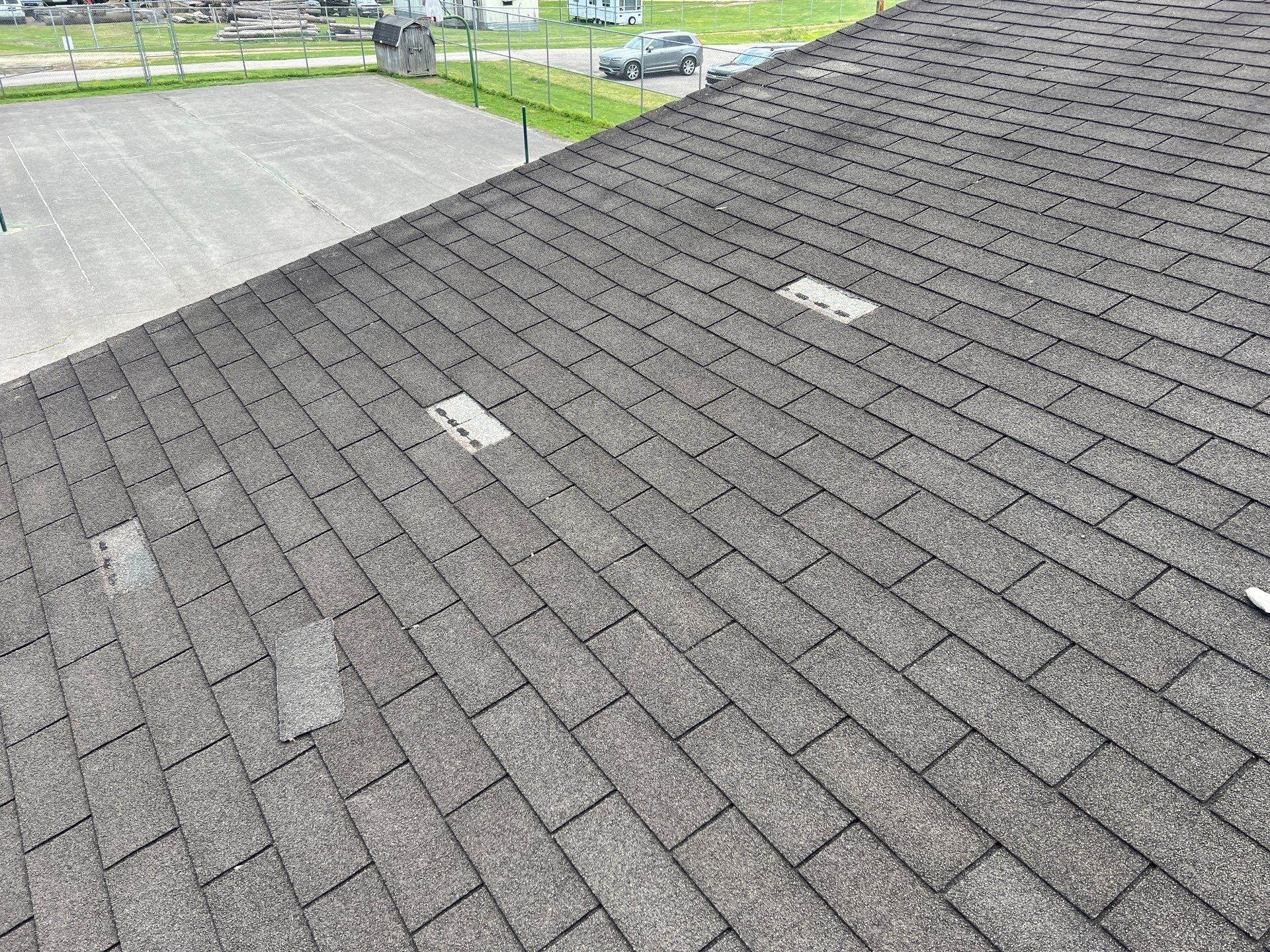 Commercial Roofing Installation using Performance Shingles by Mr. Roofer