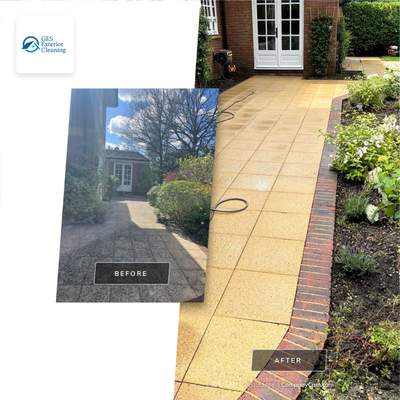 Exterior Clean - Roof - Patio using Honda 15lpm Low Pressure Washing Machine