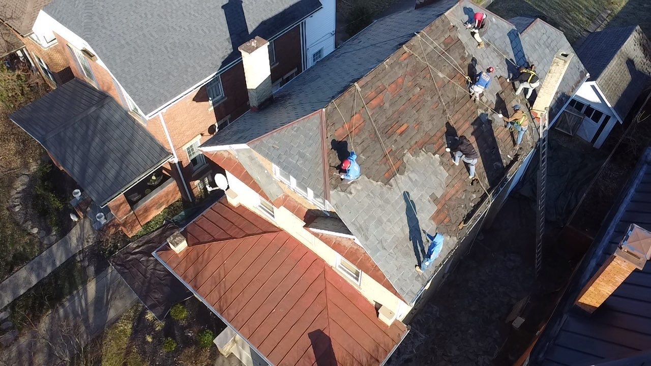 Residential Roofing Installation using Certainteed Landmark Pro Shingles by Fahey Roofing + Contracting