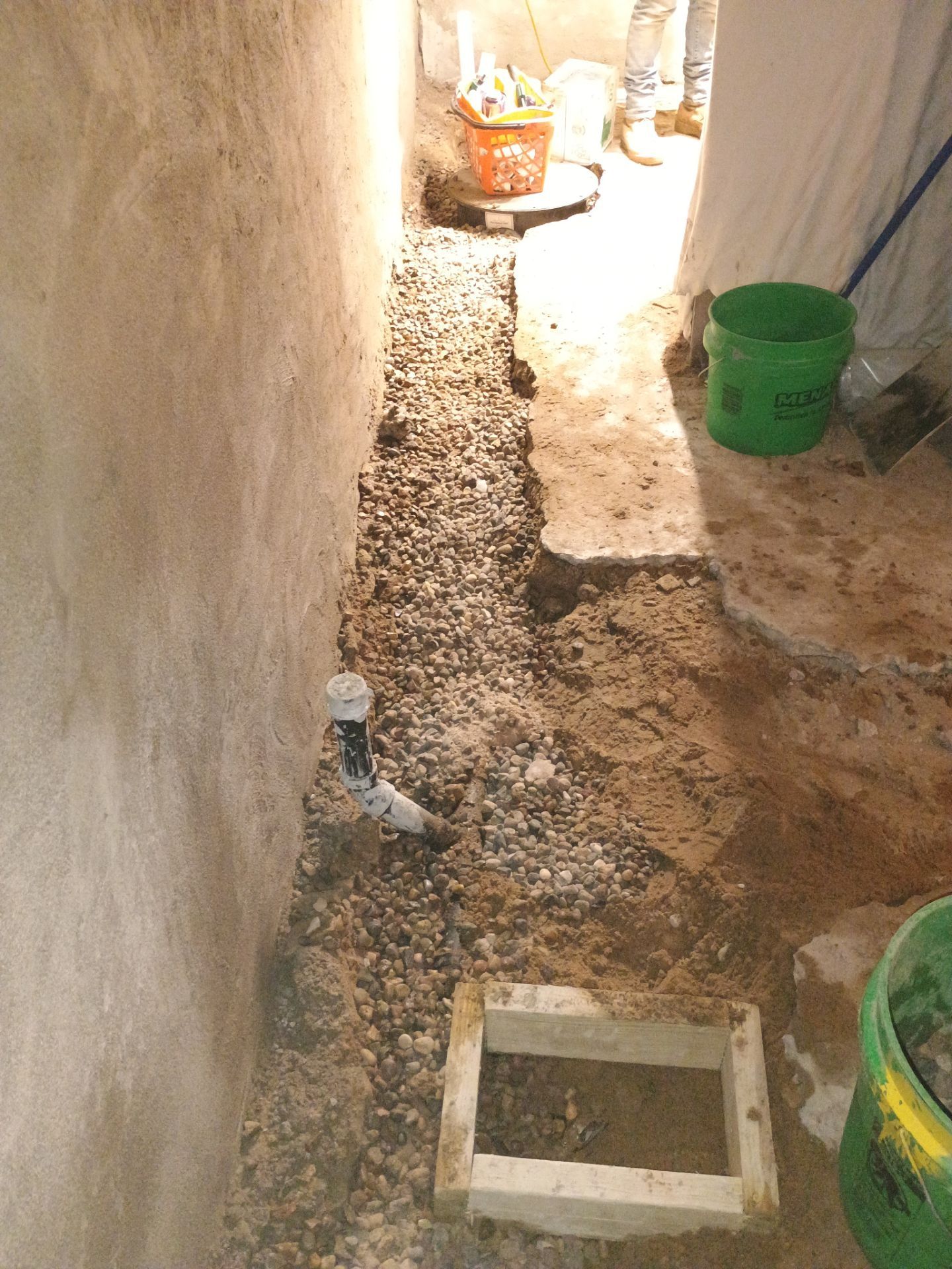 Interior Drain Tile & Wall Drainage in St. Paul, MN by Waterproofing Northeast