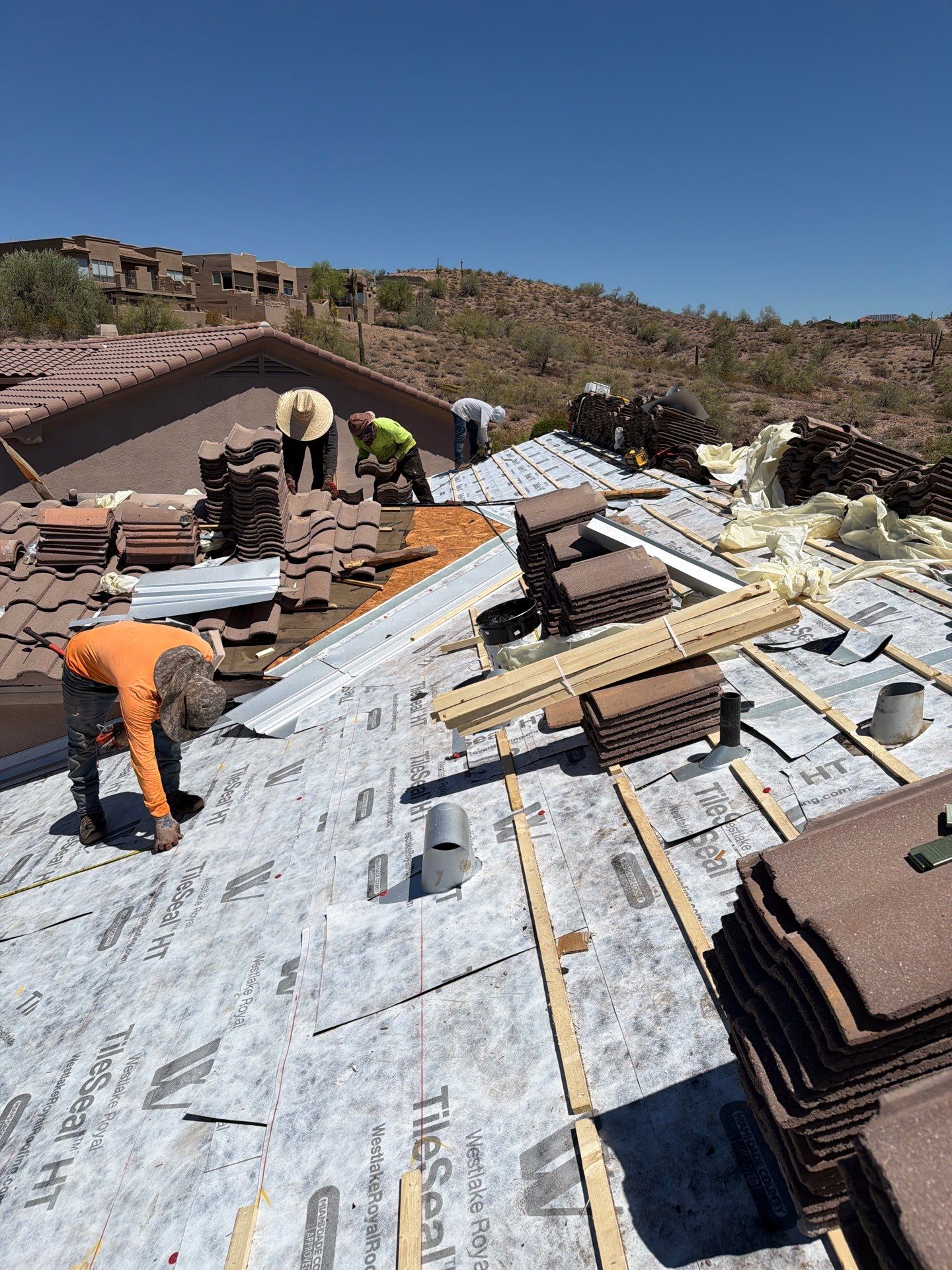 Project in Fountain Hills, AZ by Saint Roofing