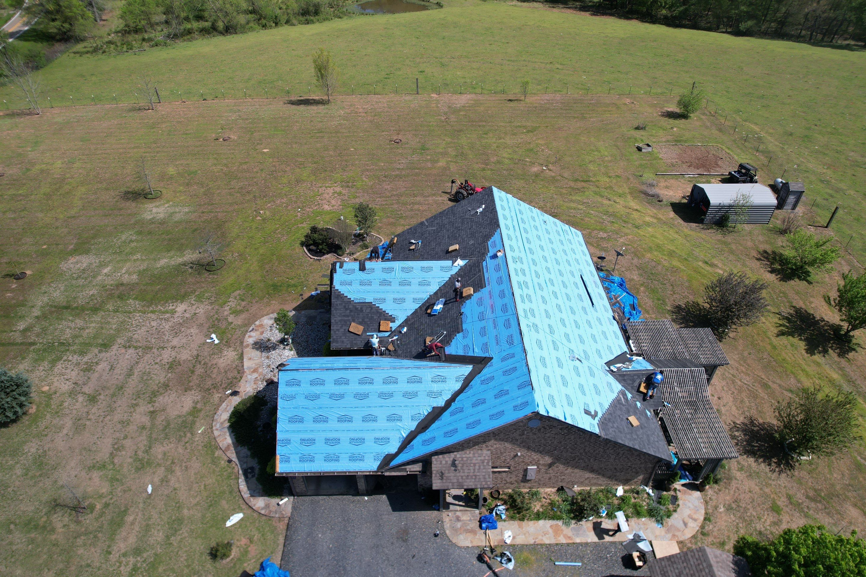 Residential Shingle Reroof using Malarkey Vista by Hostetler Roofing
