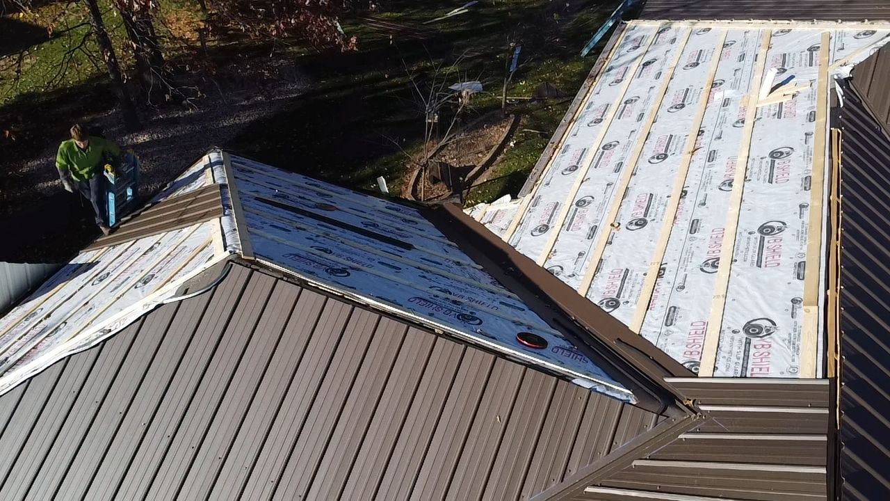 Exposed Fastener Metal Roof Replacement – Ossian, IN by 4Ever Metal Roofing