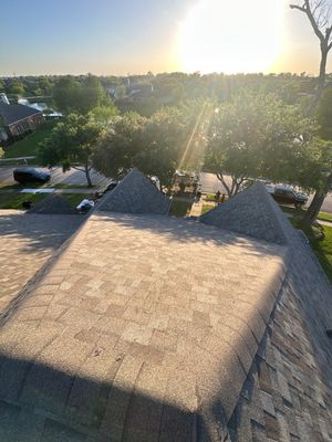 Residential Roofing Installation using Owen's Corning Duration (Lifetime) Shingles