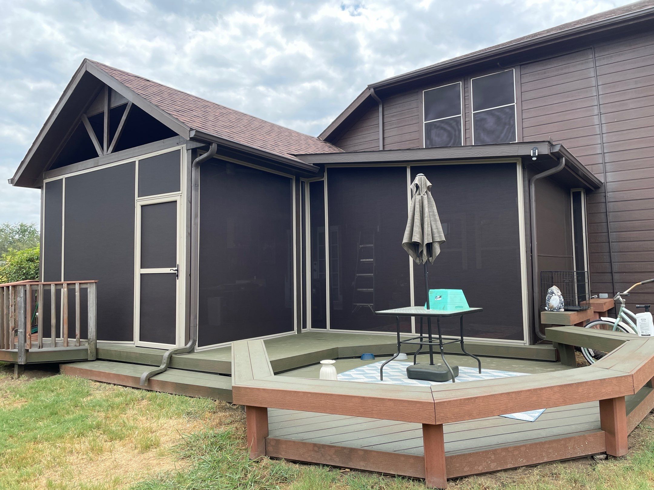 Permanent Screen Enclosure  by American Patio Enclosures