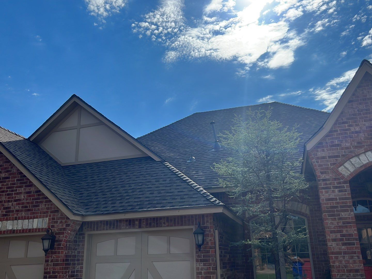 Reroof using GAF HDZ - Weathered Wood by Castillo Roofing