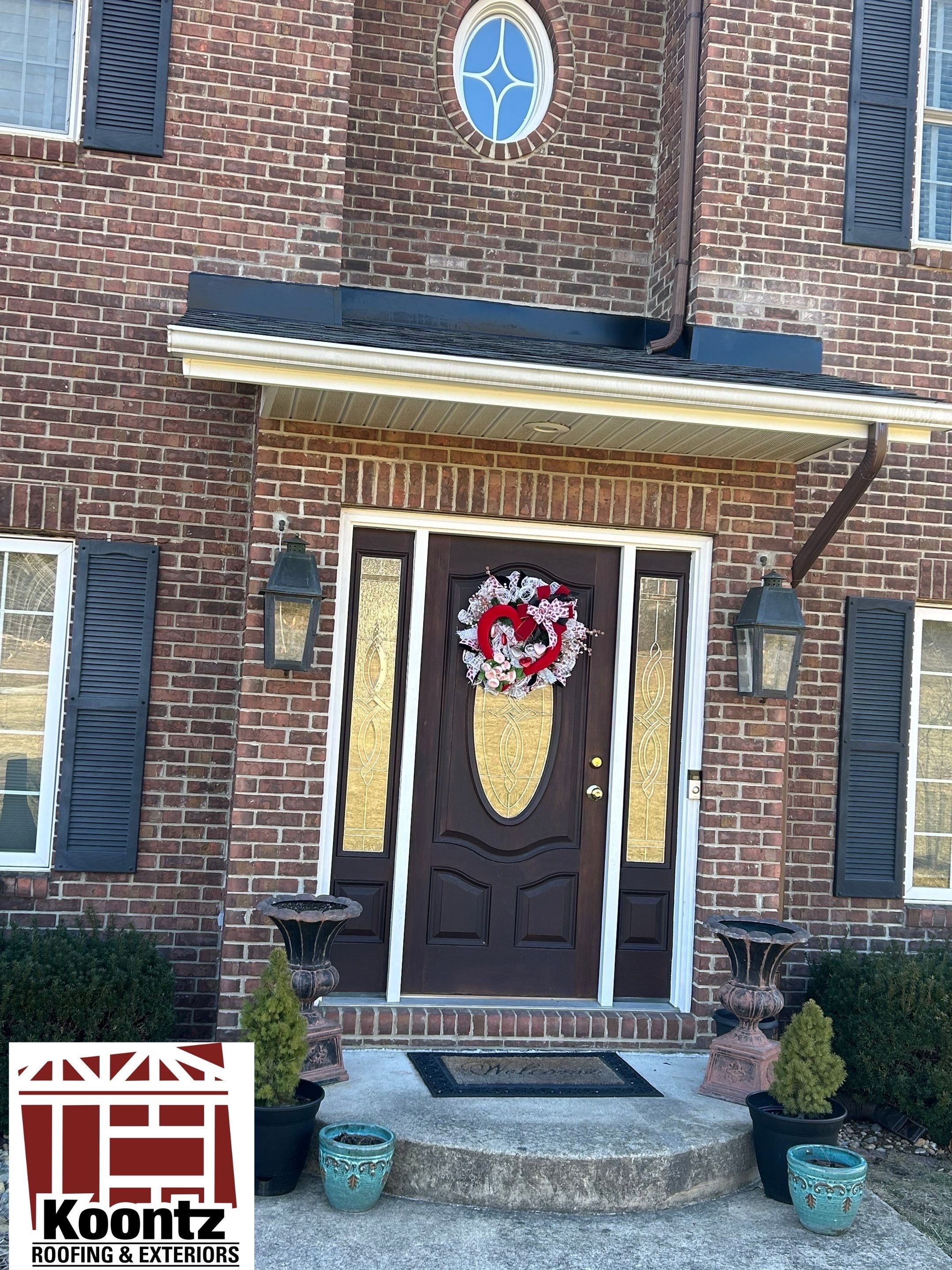 Residential Roofing Installation using Malarkey Vista AR Shingles (Black Oak) by Koontz Construction