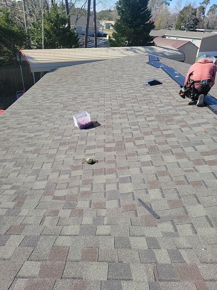 Roof Replacement using 7/16-in x 4-ft x 8-ft OSB Sheathing by RGR Construction and Roofing, LLC