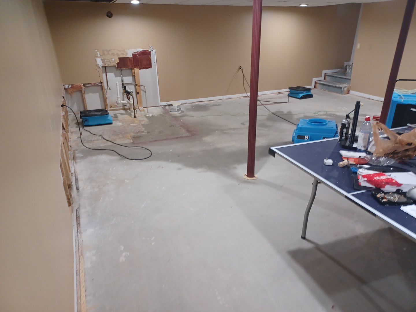 Project in West Bloomfield by EzDry Water Mitigation & Property Restoration