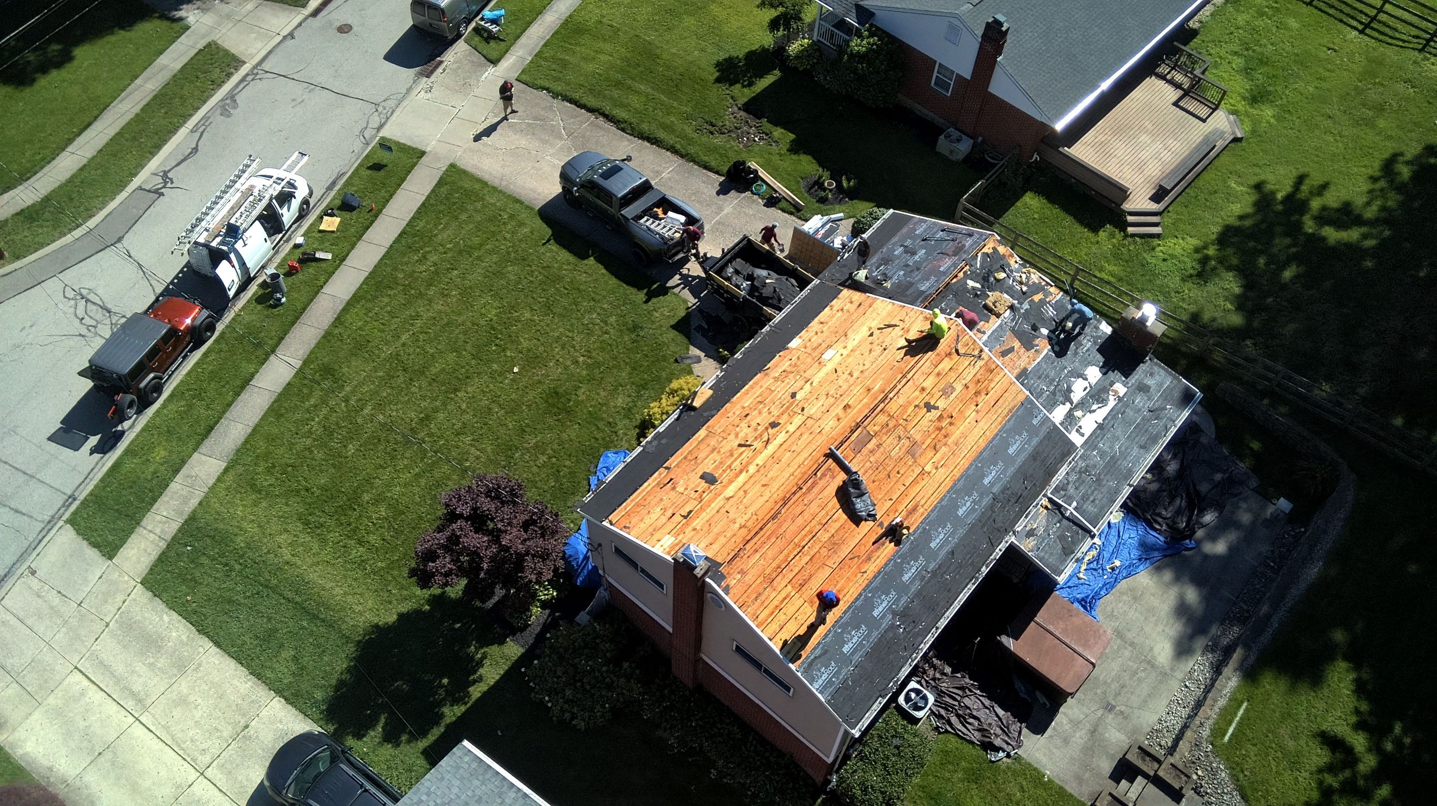 Full Roof Replacement and Architectural Shingle Installation in Cincinnati by Level Up Roofing and Restoration Services LLC